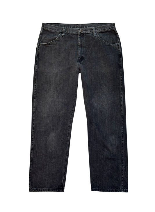 (SUP-493) RUSTLER BLACK FADE DENIM - W38 x L30 - MADE IN MEXICO