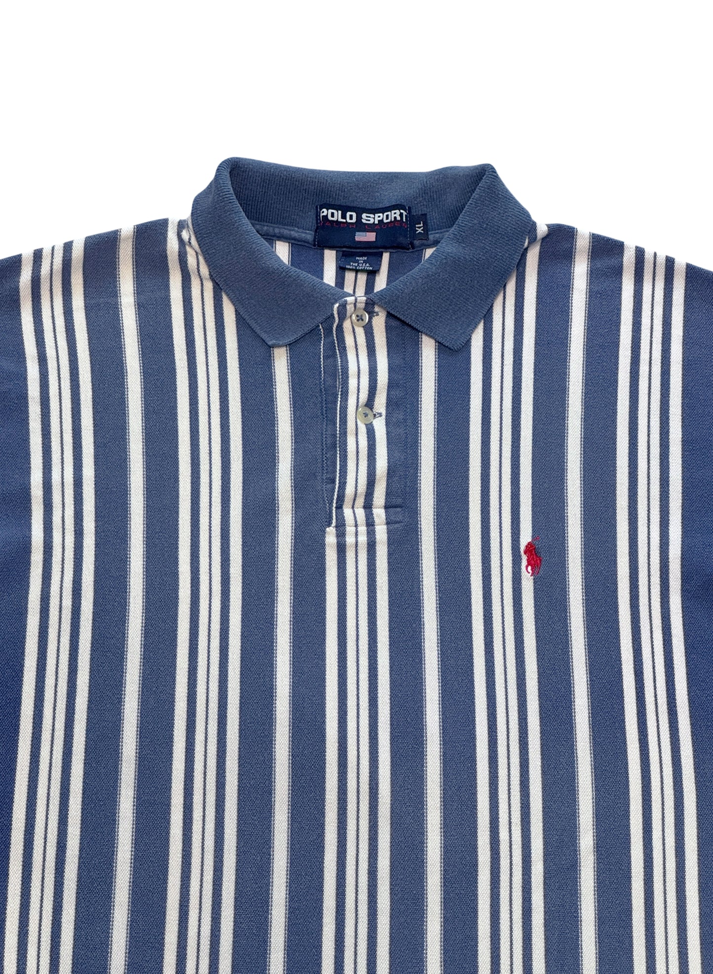 (SUP-691) POLO SPORT STRIPE POLO SHIRT - MADE IN U.S.A.