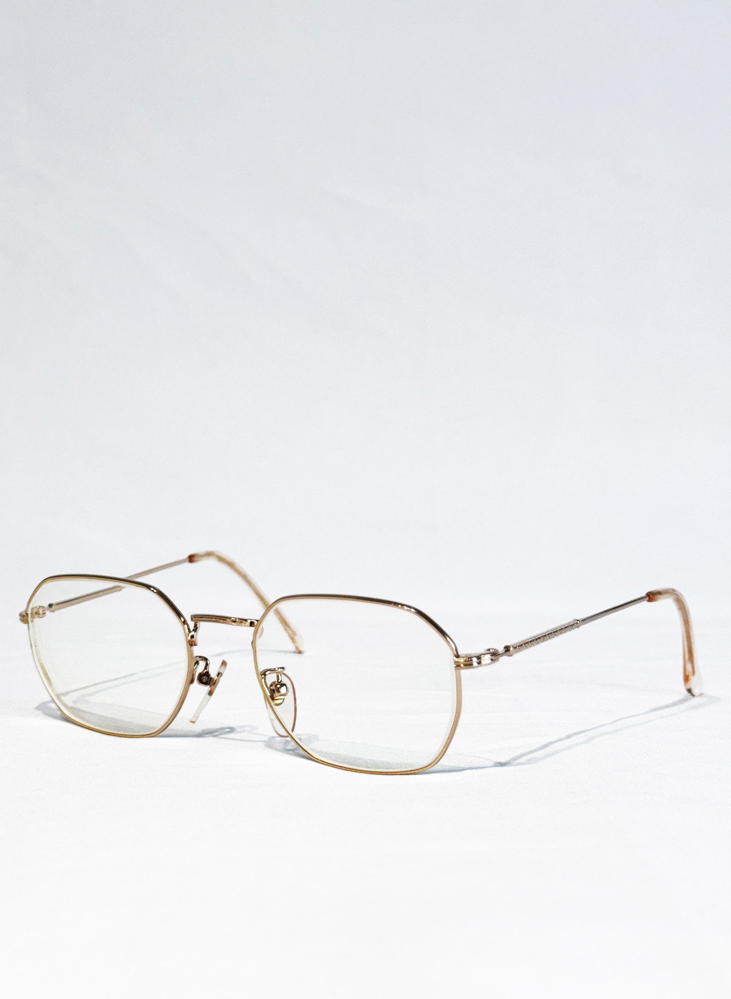 (SUP-769) 90s VINTAGE Polo Ralph Lauren GOLD FRAME GLASSES