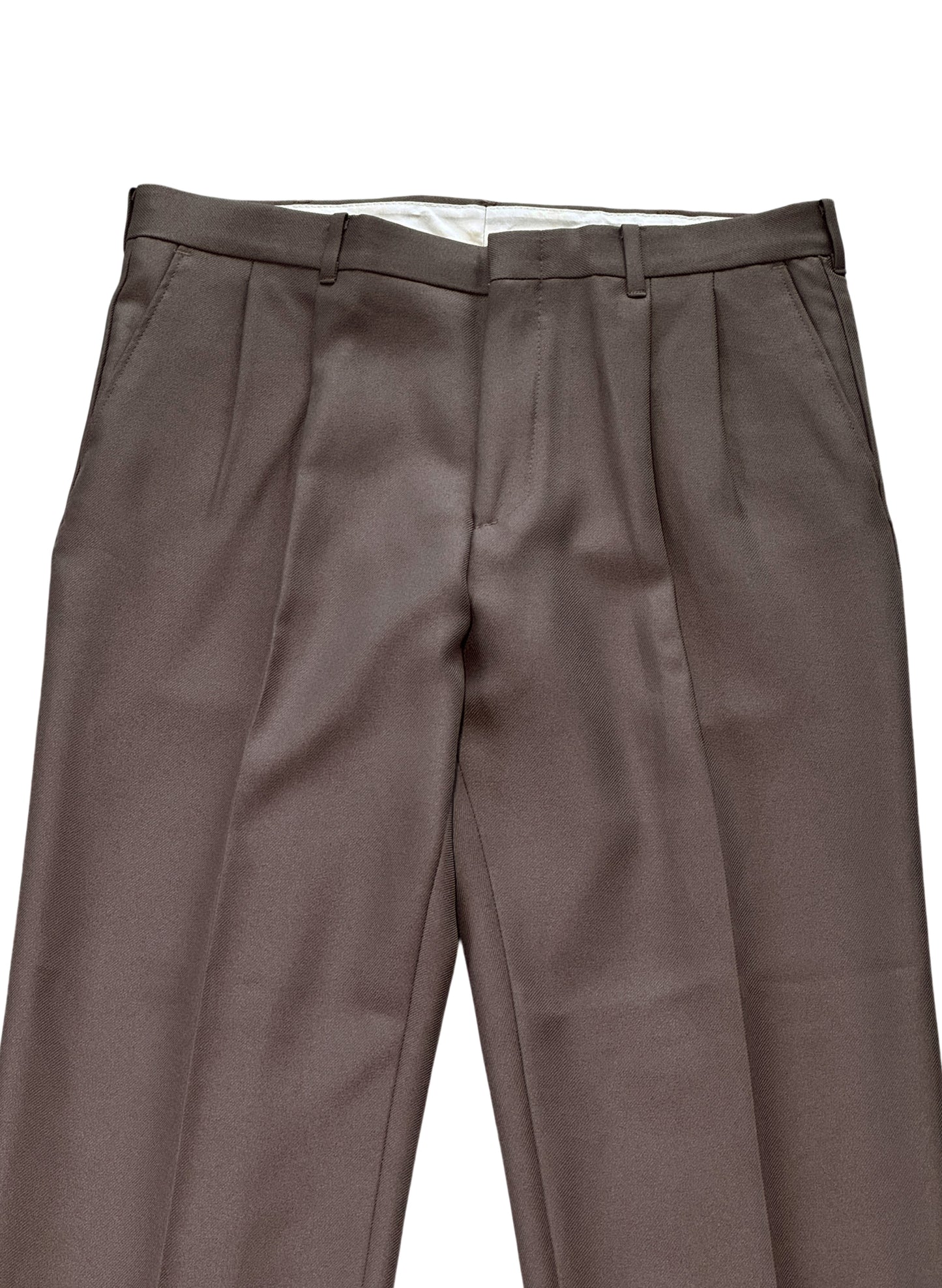 (SUP-739) HABAND EXECUTIVE DIVISION 2TUCK POLYESTER PANTS - W36 x L29