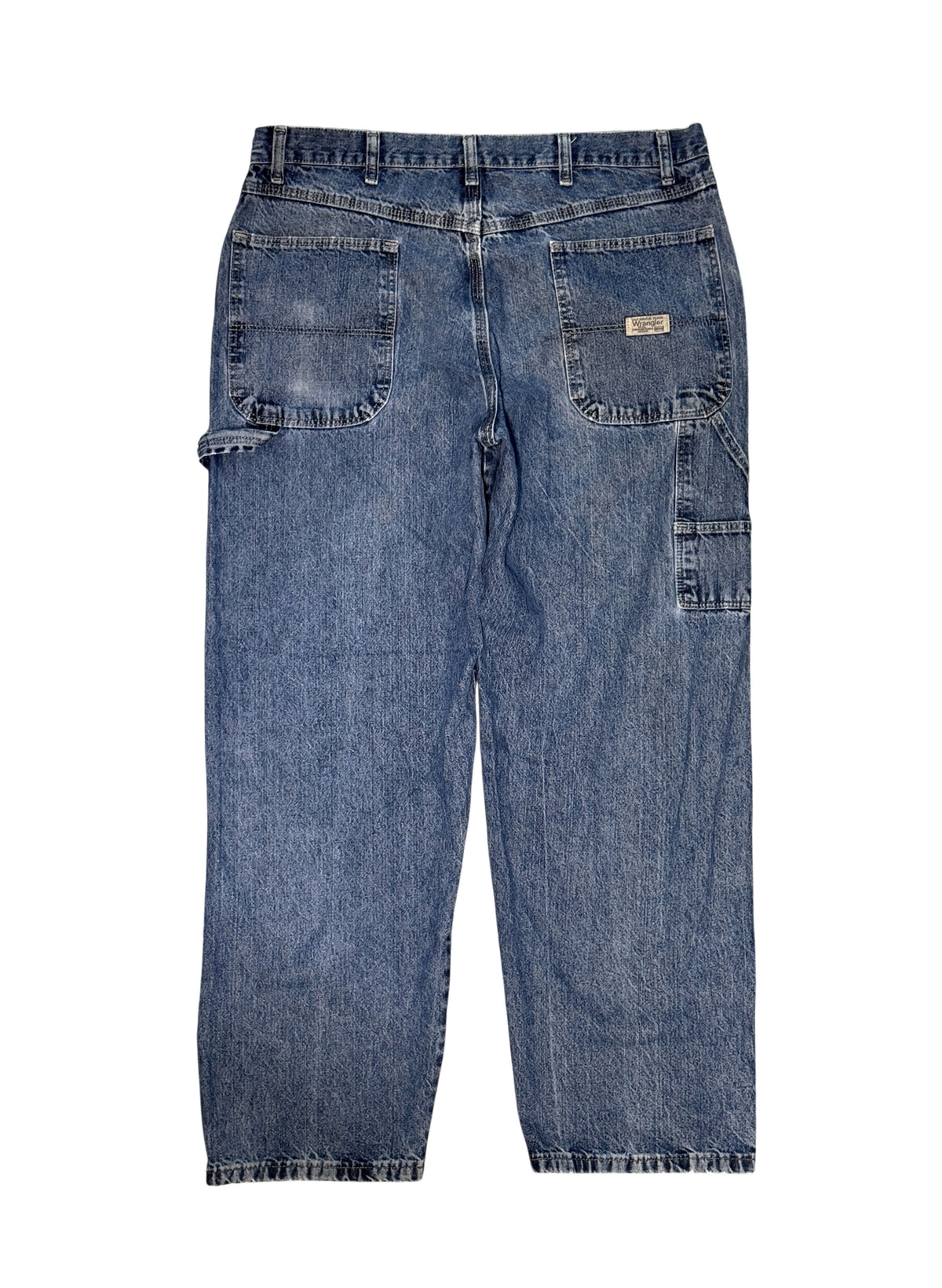 (SUP-867) Wrangler PAINTER DENIM PANTS - W36 - MADE IN MEXICO