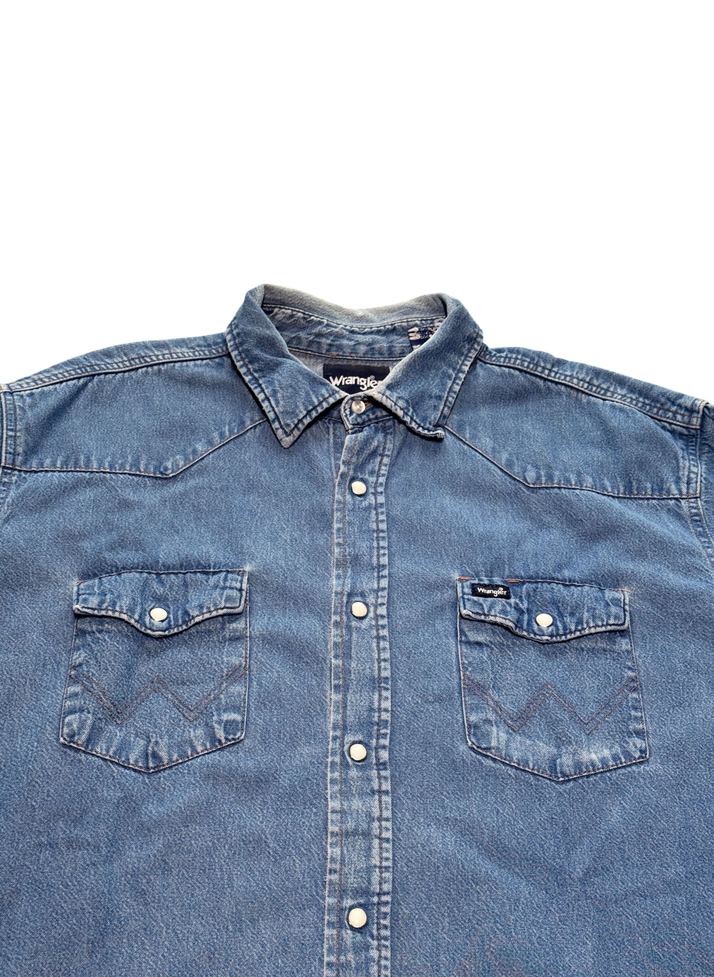 (SUP-457) Wrangler COWBOY DENIM SHIRT-1