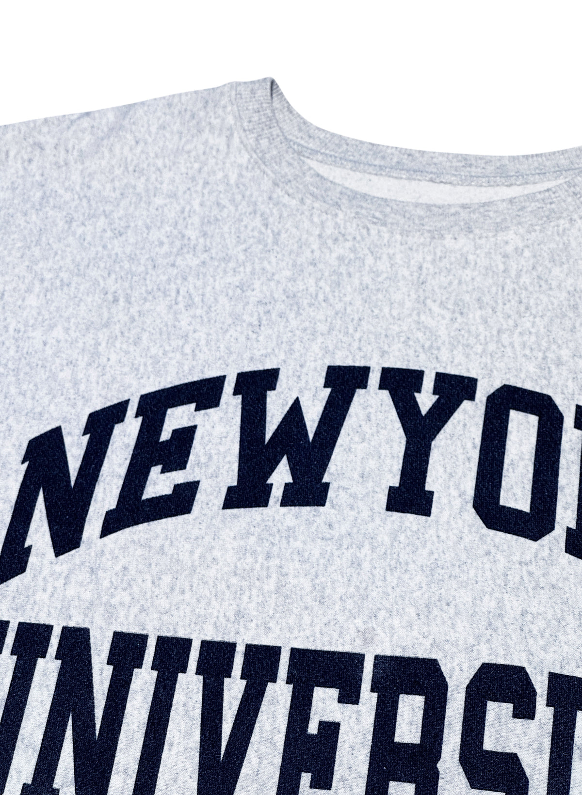 (SUP-858) NEW YORK UNIVERSITY REVERSE WEAVE CREW SWEAT - メンズLサイズ相当