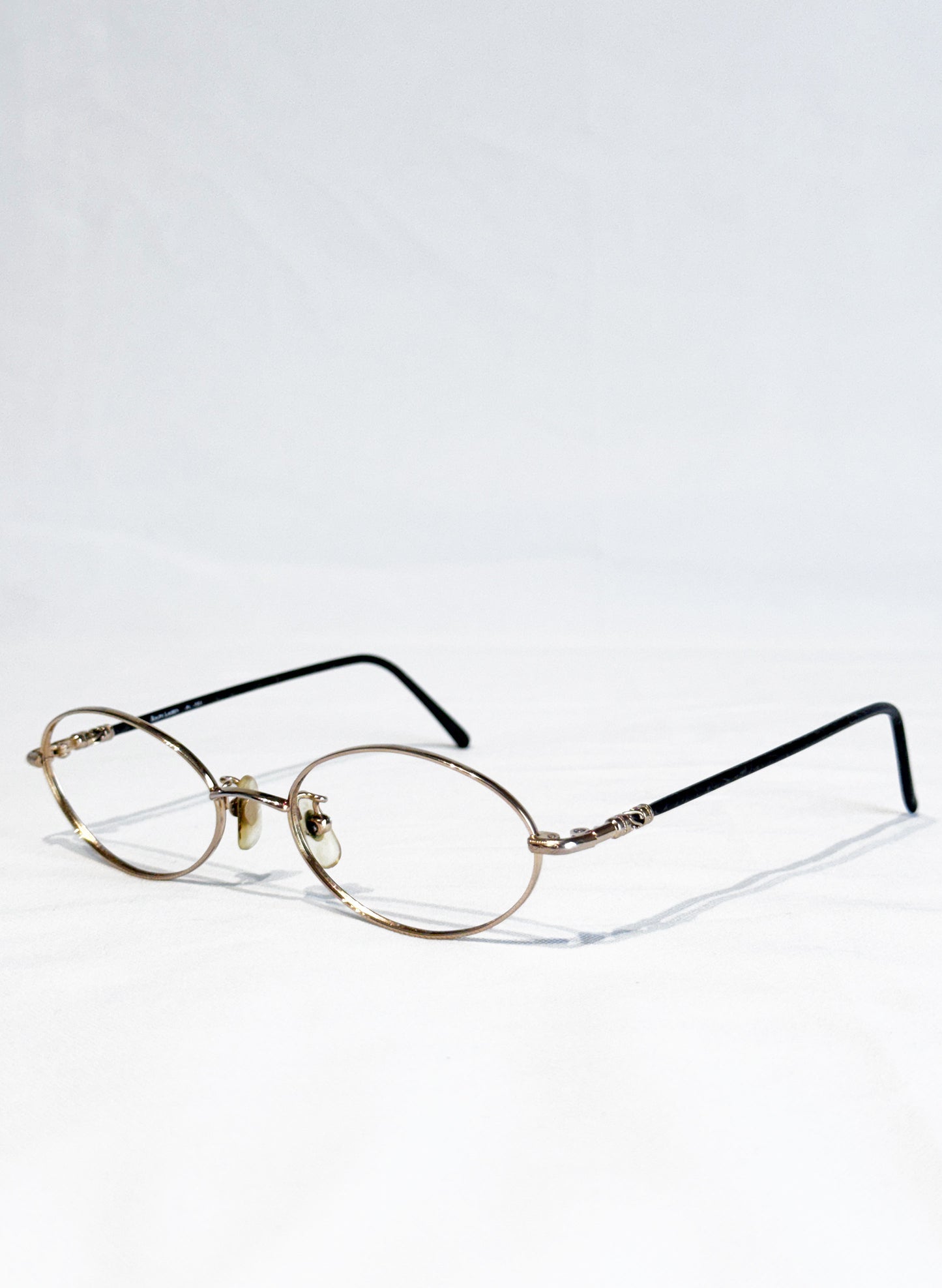 (SUP-771) 90s VINTAGE Polo Ralph Lauren GOLD OVAL FRAME GLASSES（レンズなし）