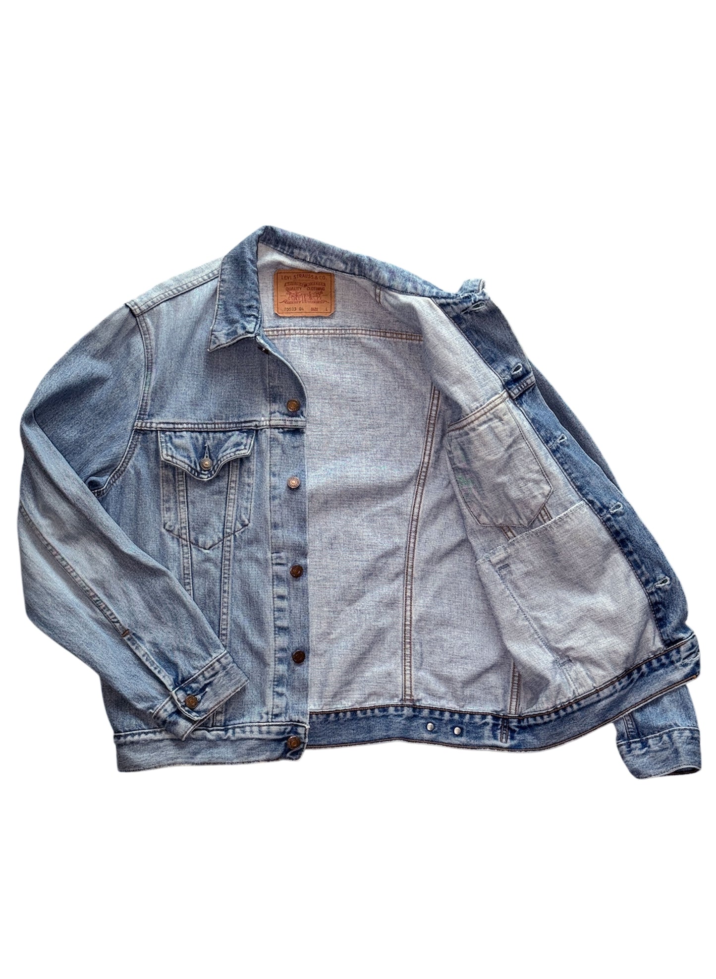 (SUP-467) EURO LEVI'S 70503 04 DENIM JACKET - MADE IN TUNISIA