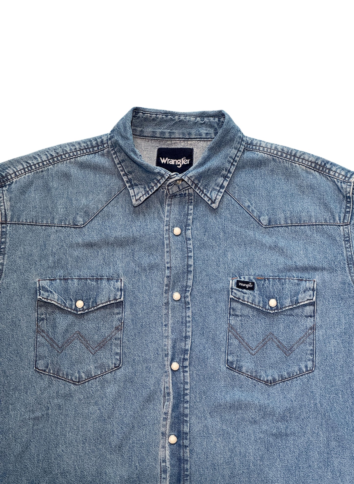 (SUP-458) Wrangler COWBOY DENIM SHIRT-2
