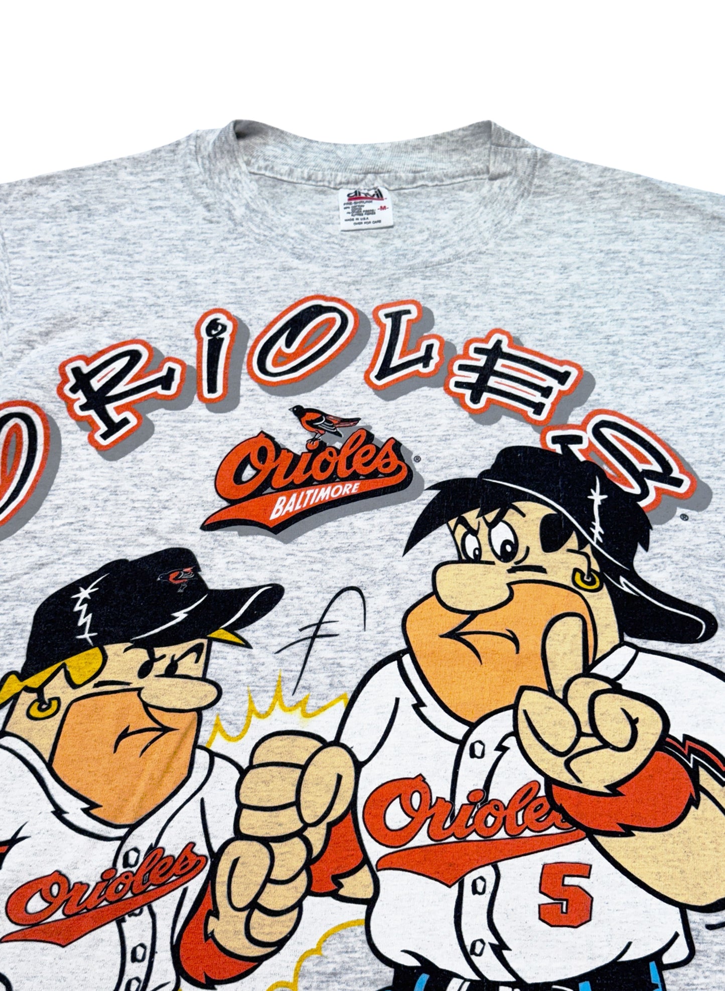 (SUP-734) 90s MLB BALTIMORE ORIOLES "THE FLINTSTONES" - MADE IN U.S.A.