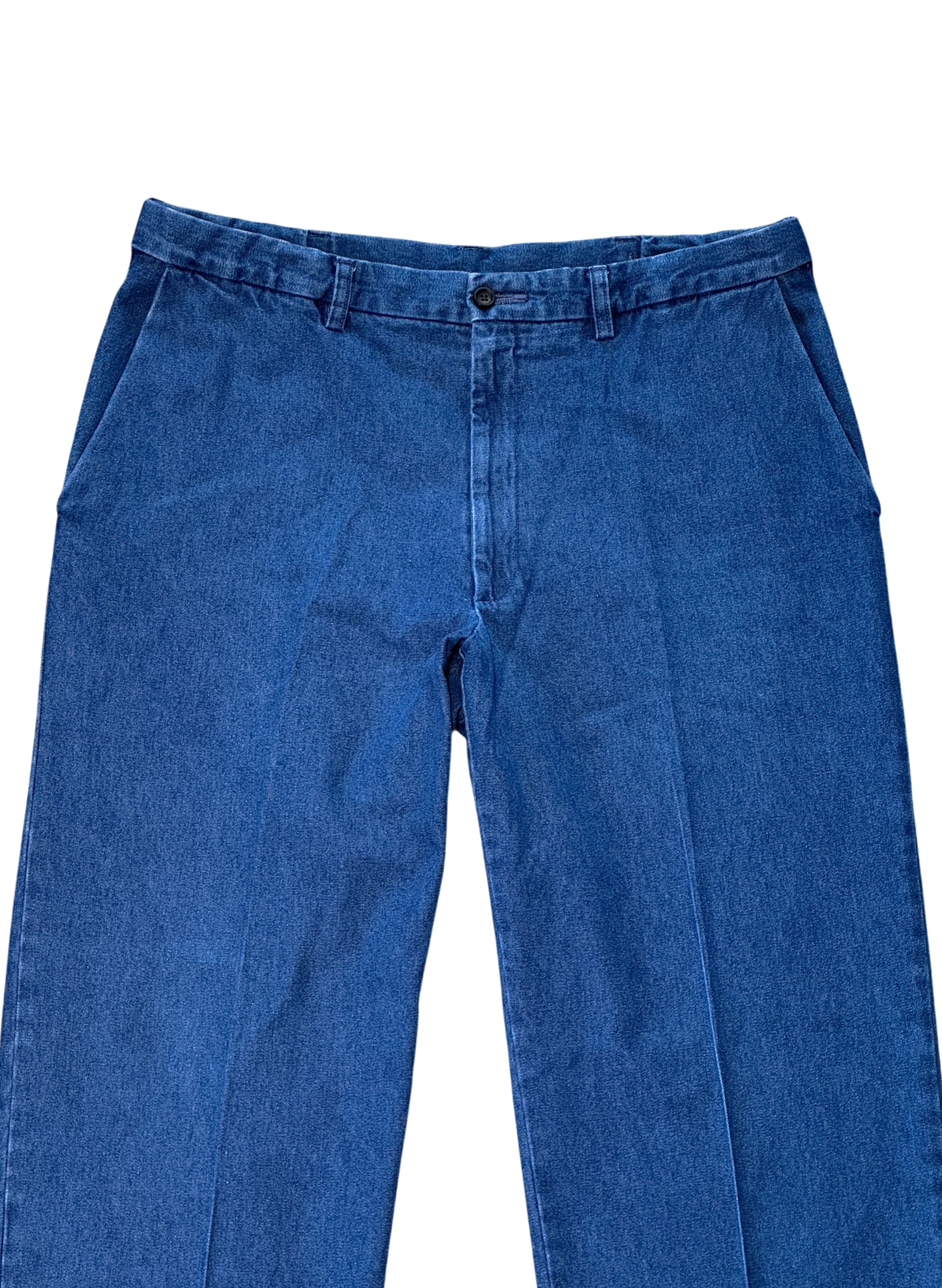 (SUP-738) HAGGAR DENIM SLACKS - W36xL30 - MADE IN MEXICO