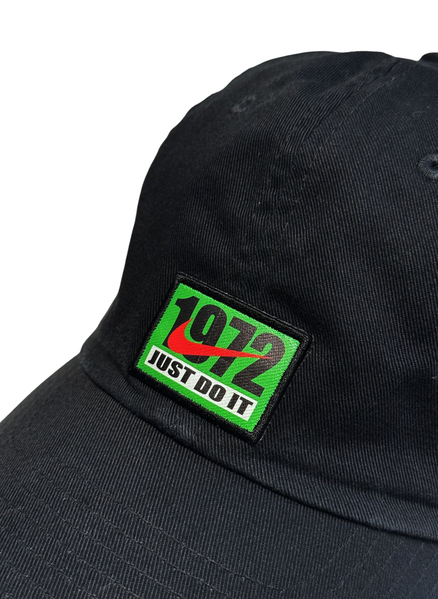 (SUP-779) NIKE 1972 JUST DO IT COTTON CAP - BLACK