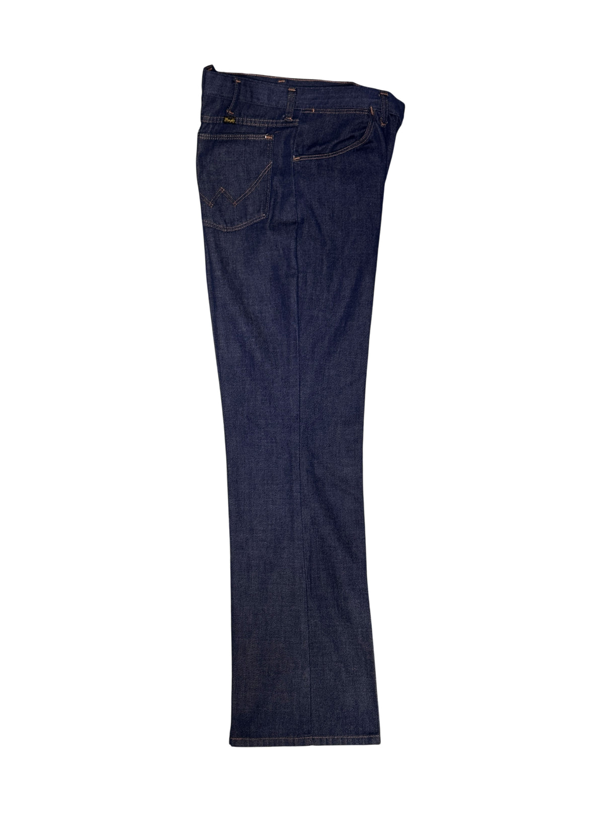 (SUP-828) 70s Wrangler BOOTS CUT RAW DENIM "TALON" ZIP - W32/W34相当