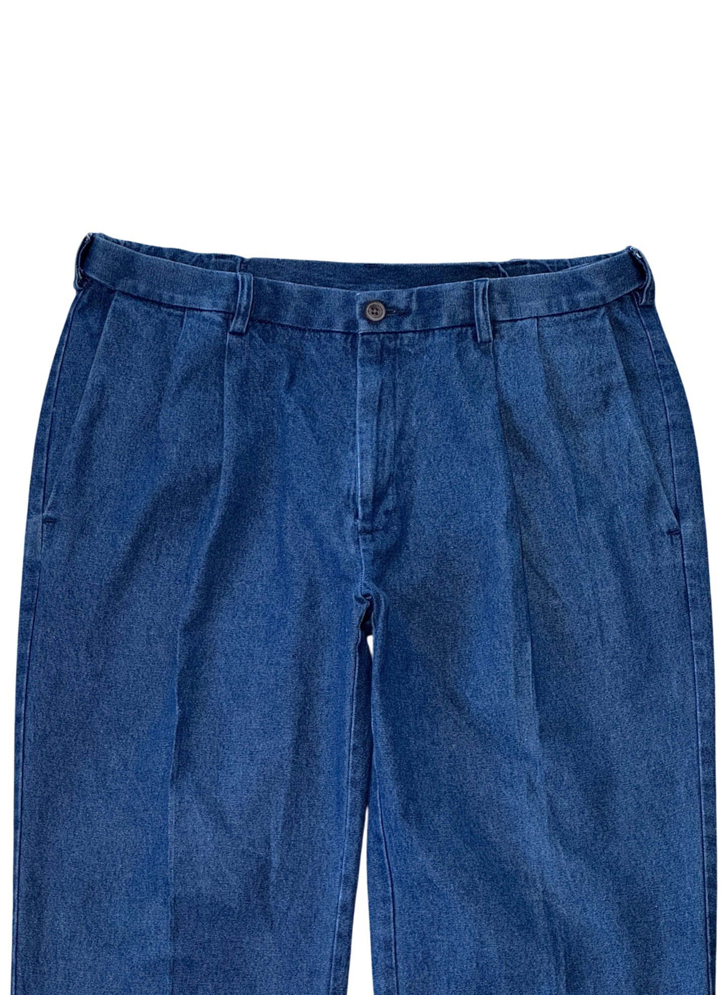 (SUP-740) HAGGAR 2TUCK DENIM SLACKS - W36 x L29