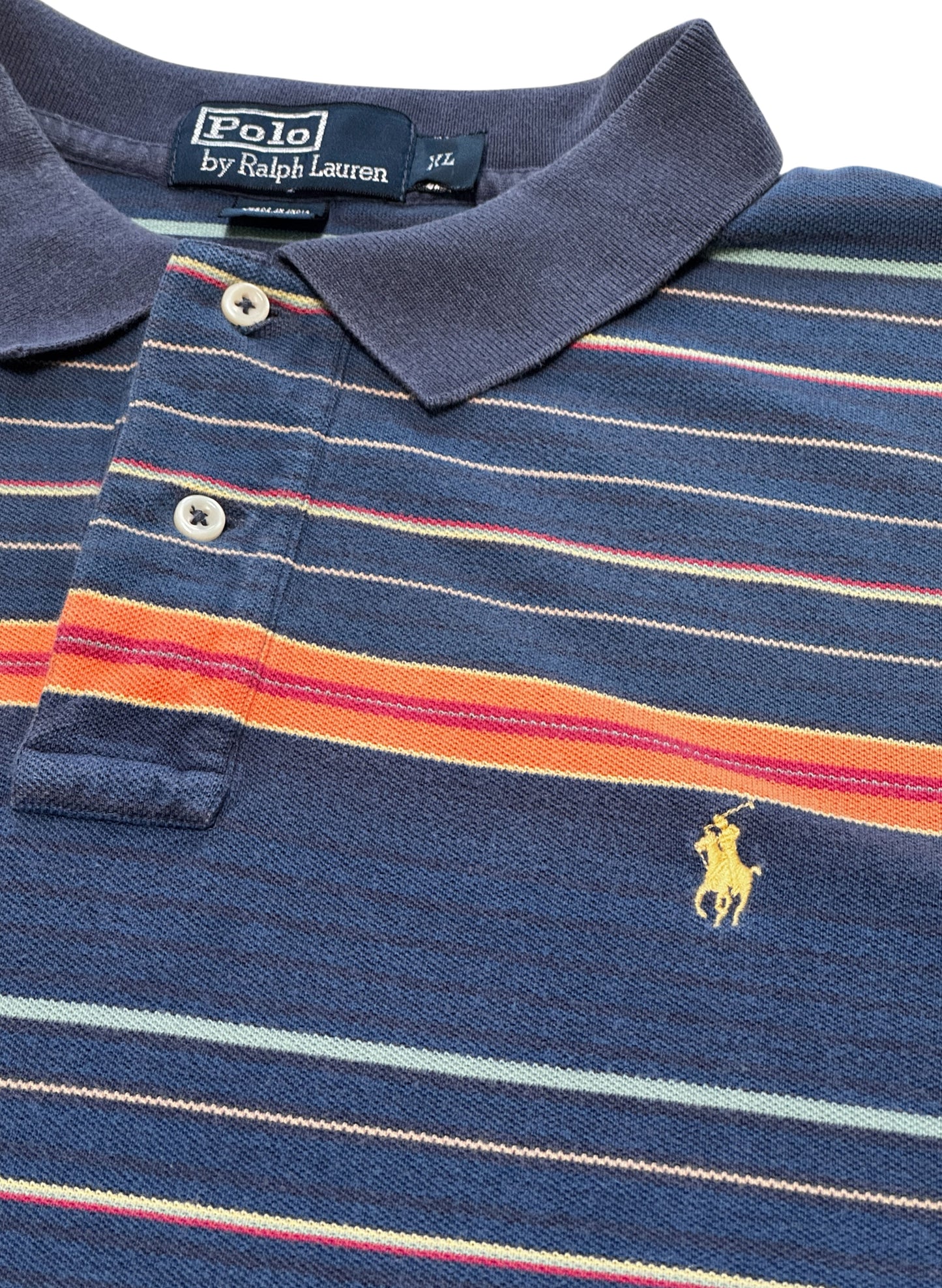 (SUP-674) Polo Ralph Lauren MULTI BORDER POLO SHIRT