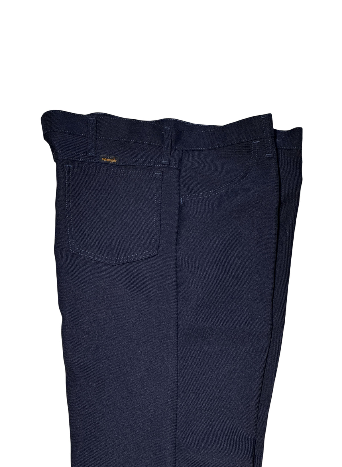 (SUP-823) Wrangler WRANCHER DRESS PANTS - W40 - DARK NAVY - MADE IN MEXICO