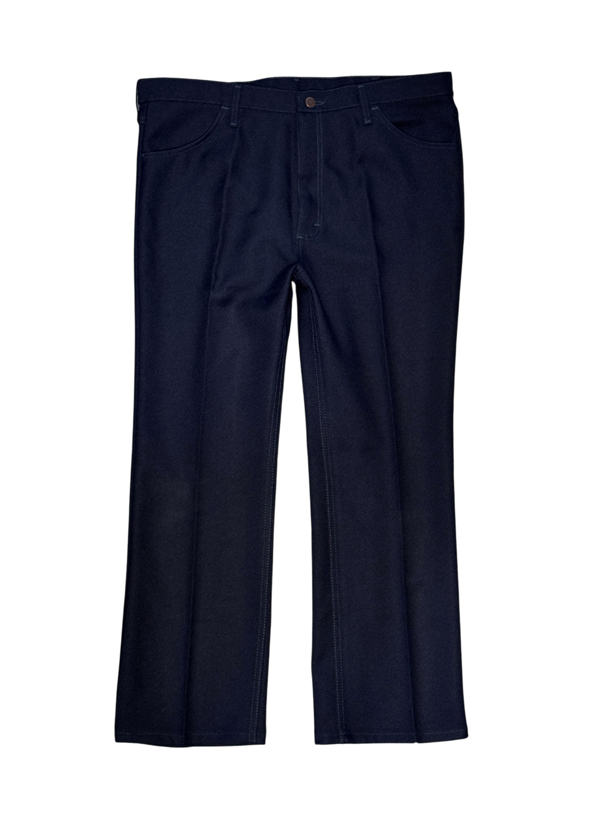 (SUP-823) Wrangler WRANCHER DRESS PANTS - W40 - DARK NAVY - MADE IN MEXICO