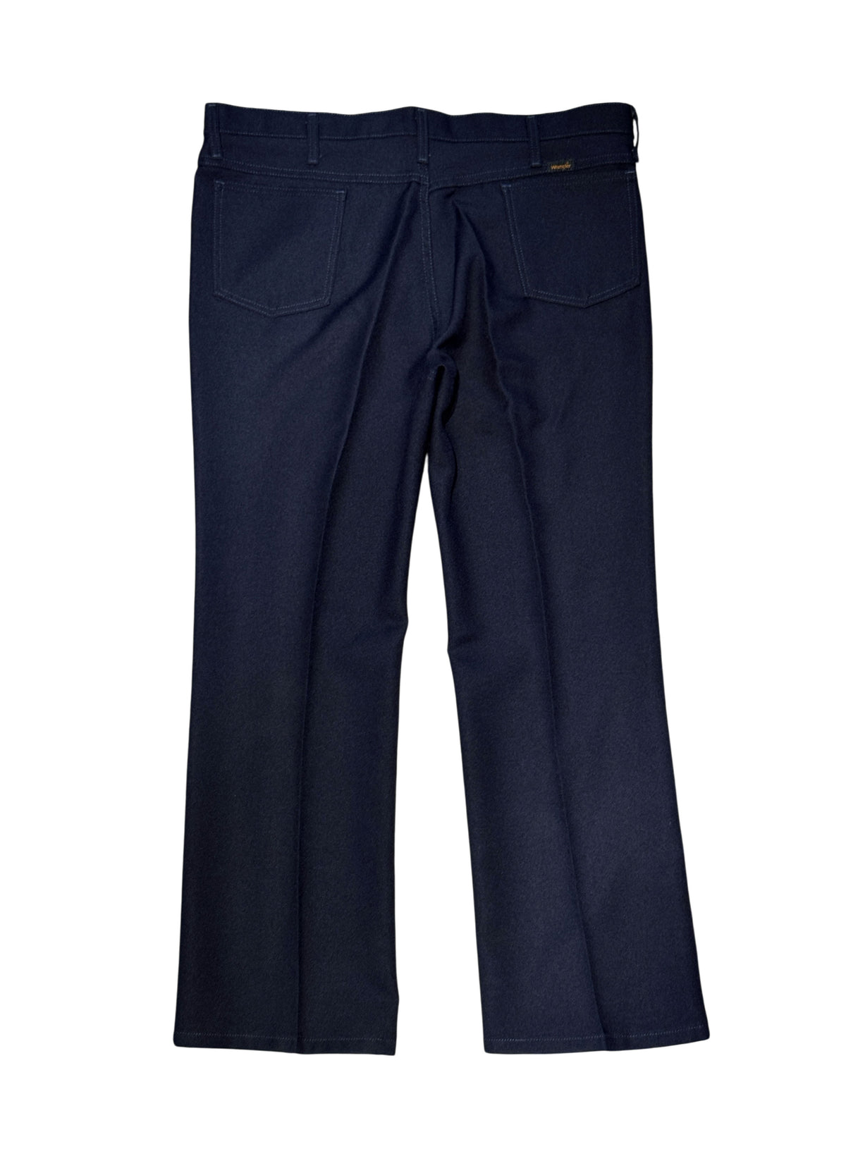 (SUP-823) Wrangler WRANCHER DRESS PANTS - W40 - DARK NAVY - MADE IN MEXICO