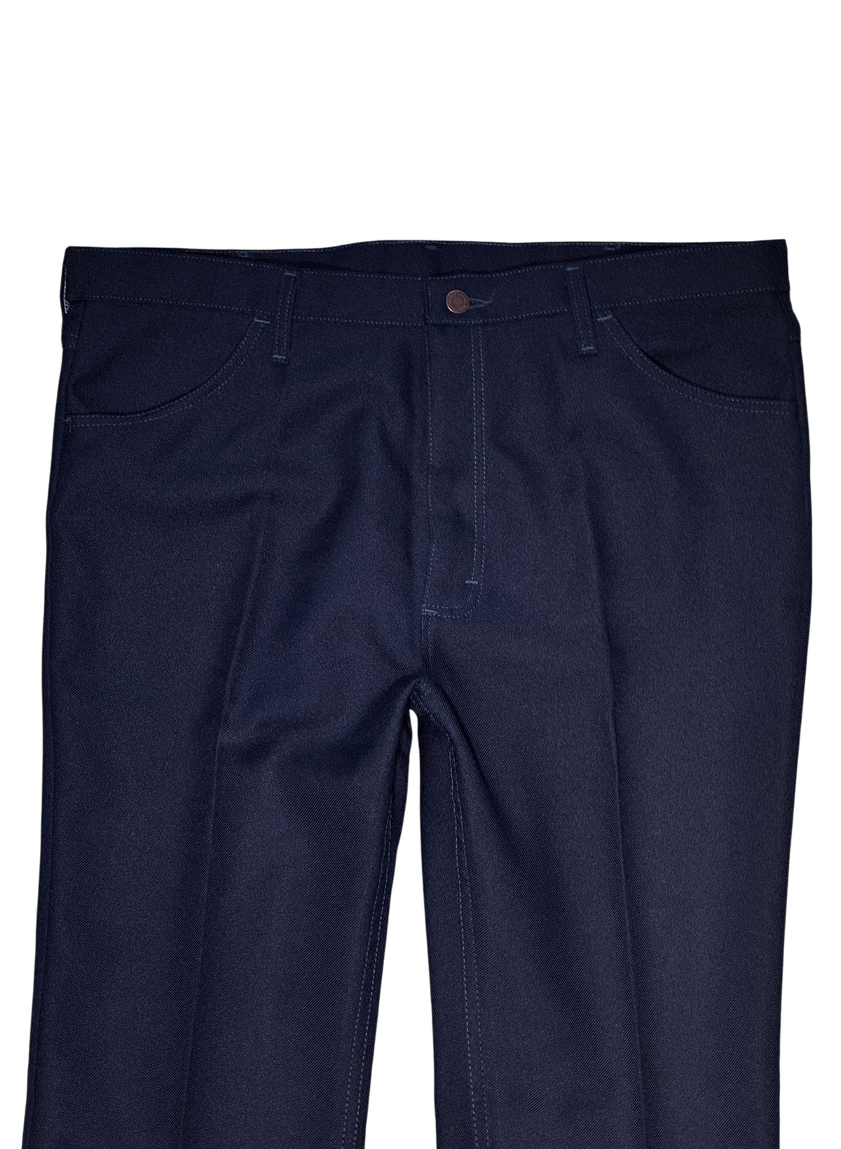 (SUP-823) Wrangler WRANCHER DRESS PANTS - W40 - DARK NAVY - MADE IN MEXICO