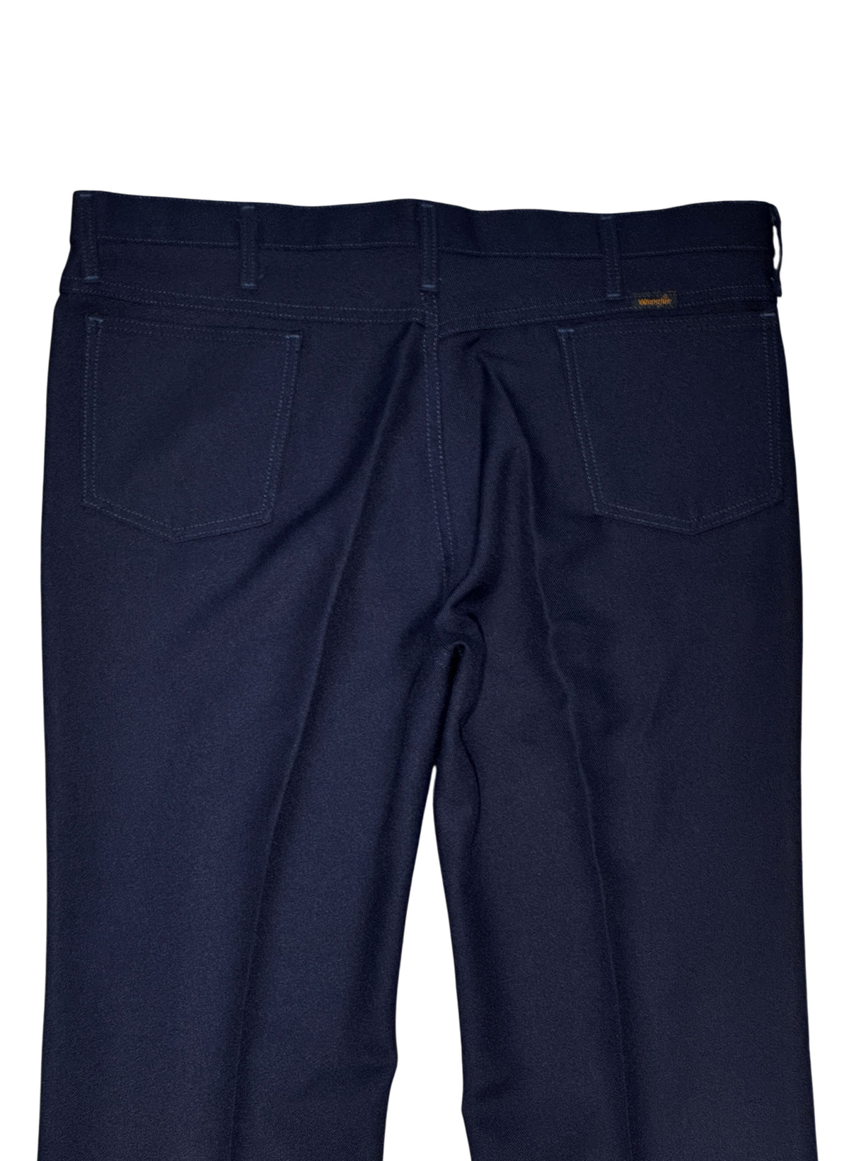 (SUP-823) Wrangler WRANCHER DRESS PANTS - W40 - DARK NAVY - MADE IN MEXICO