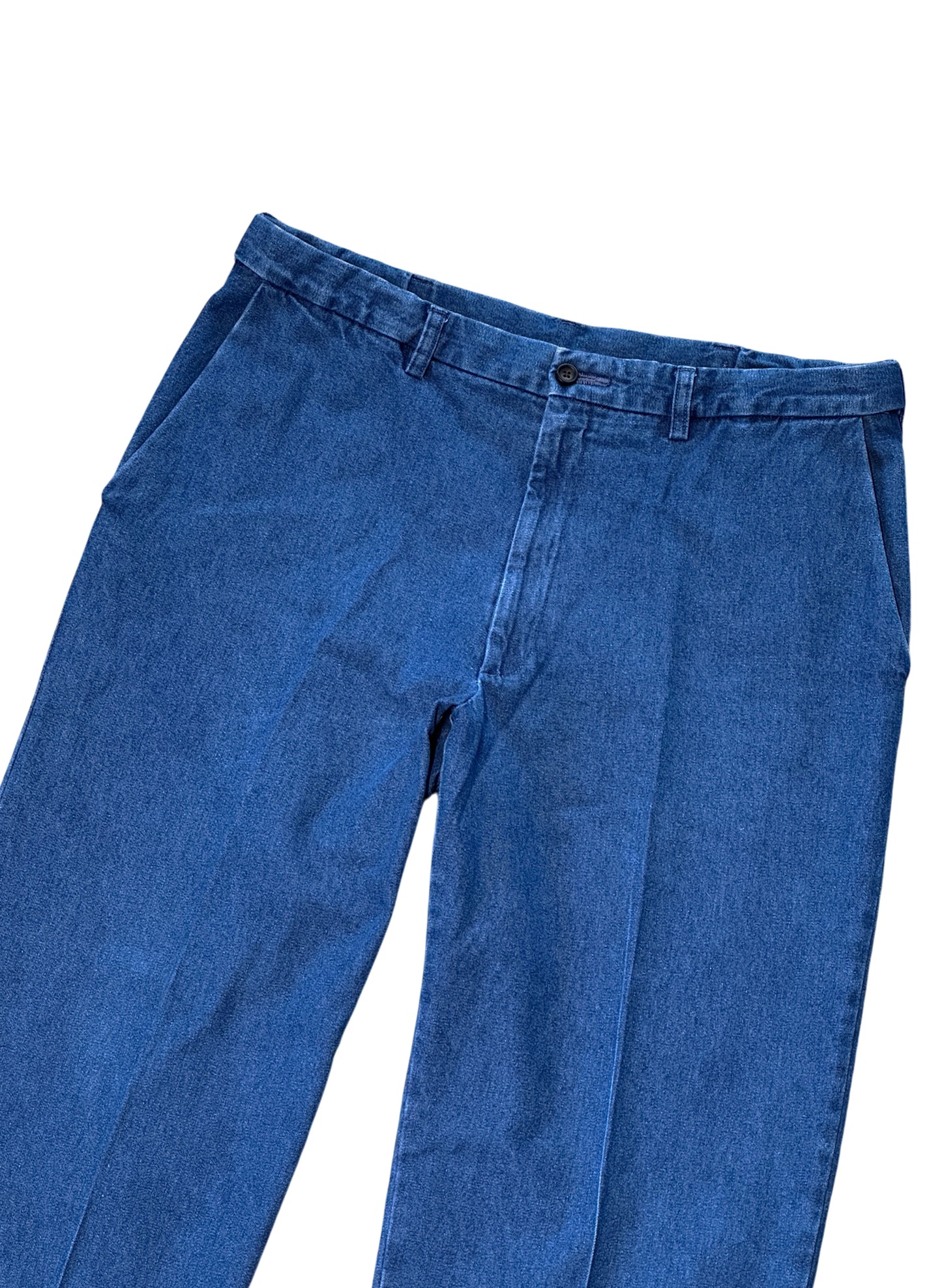 (SUP-738) HAGGAR DENIM SLACKS - W36xL30 - MADE IN MEXICO