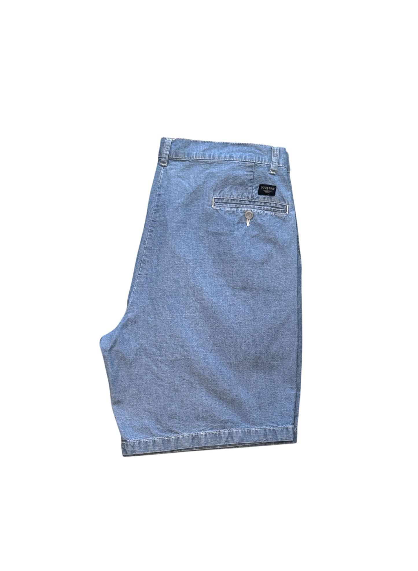 (SUP-726) DOCKERS CHAMBRAY 2TUCK SHORTS