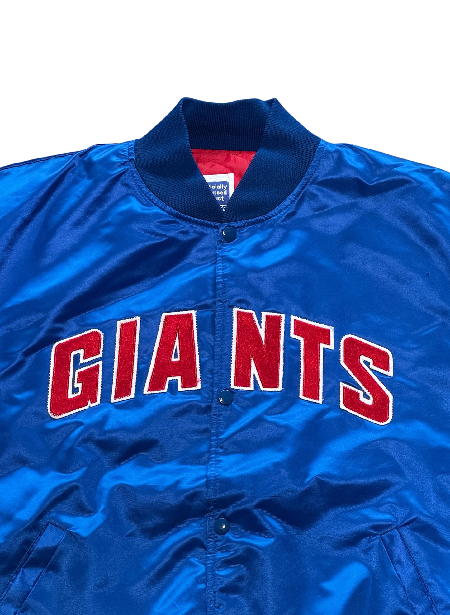 (SUP-784) STARTER NEW YORK GIANTS NYLON STADIUM JACKET - XXL