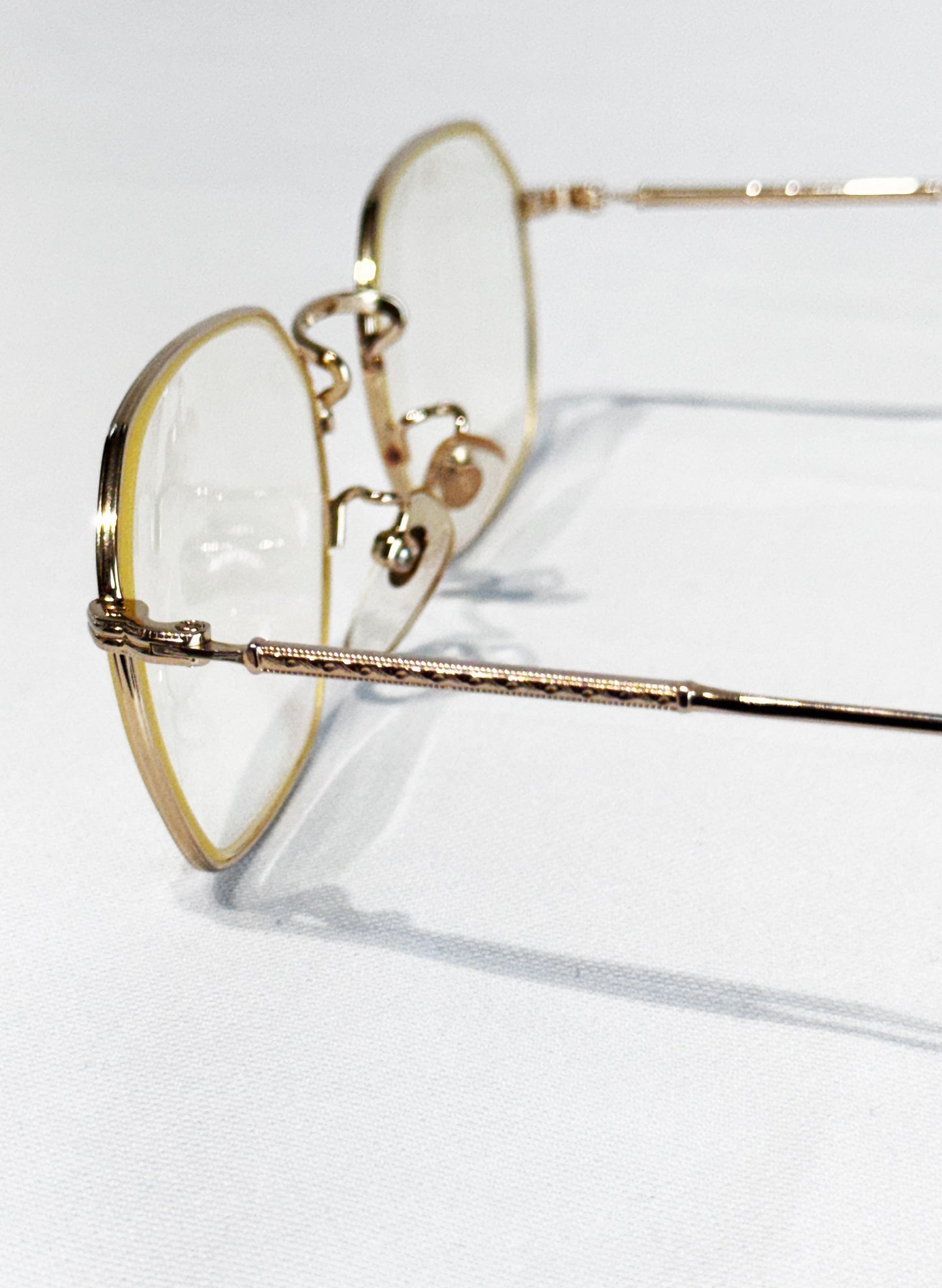 (SUP-769) 90s VINTAGE Polo Ralph Lauren GOLD FRAME GLASSES