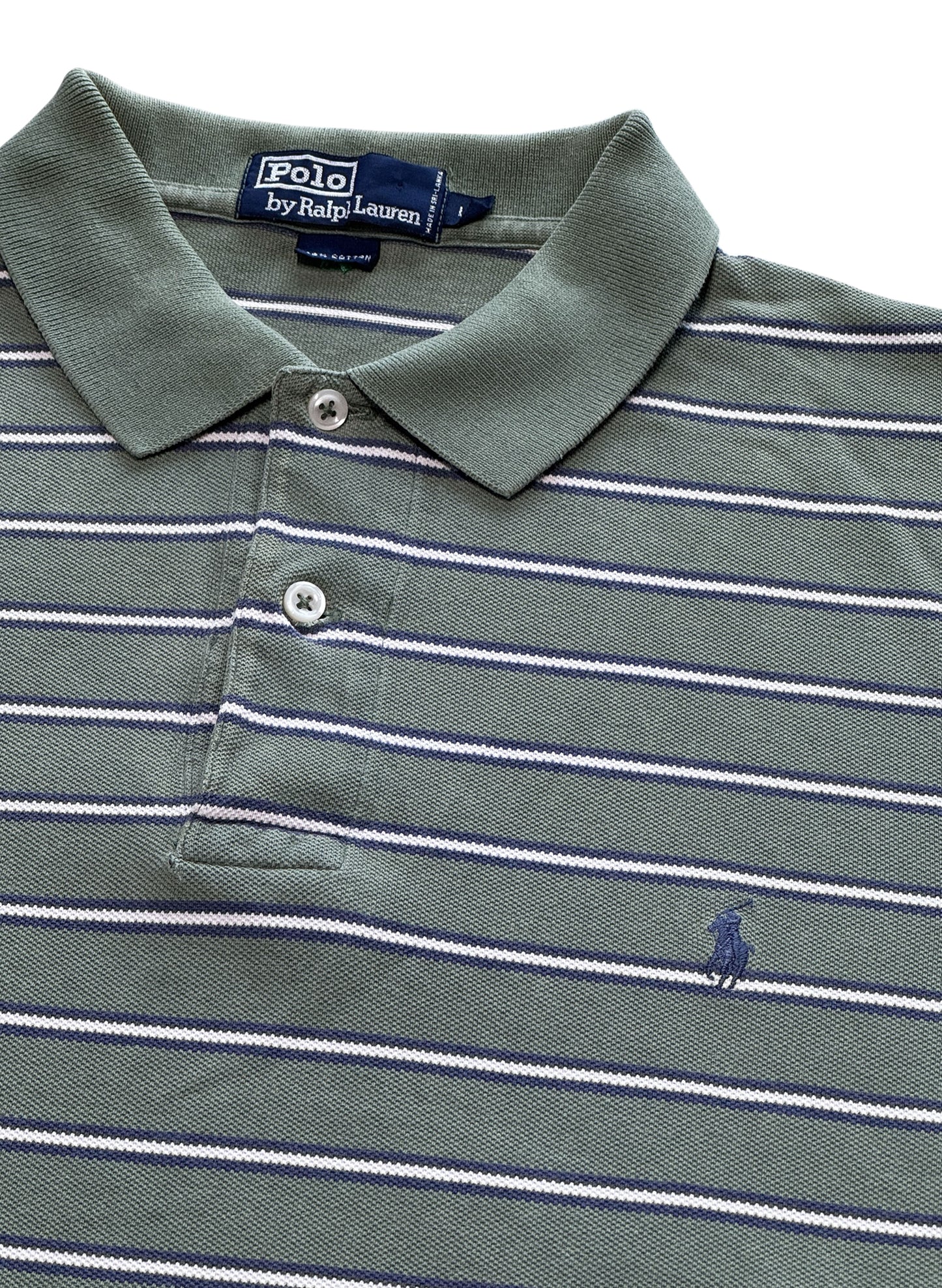 (SUP-704) Polo Ralph Lauren BORDER POLO SHIRT