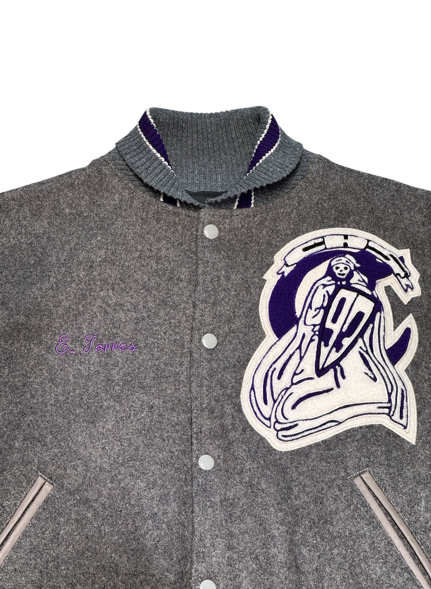 (SUP-448) NEFF "Reprocessed Wool" STADIUM JACKET - MADE IN U.S.A.