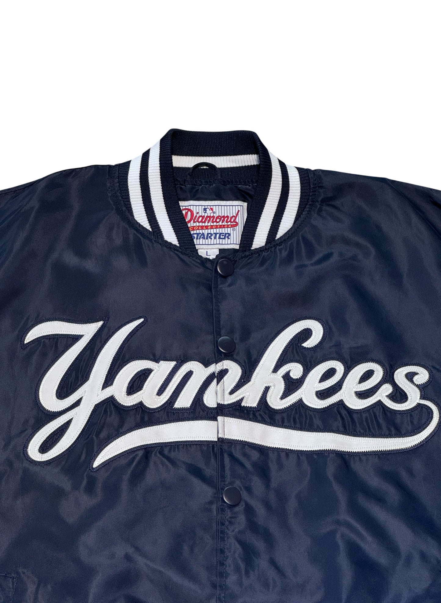 (SUP-804) STARTER NEW YORK YANKEES NYLON STADIUM JACKET - L