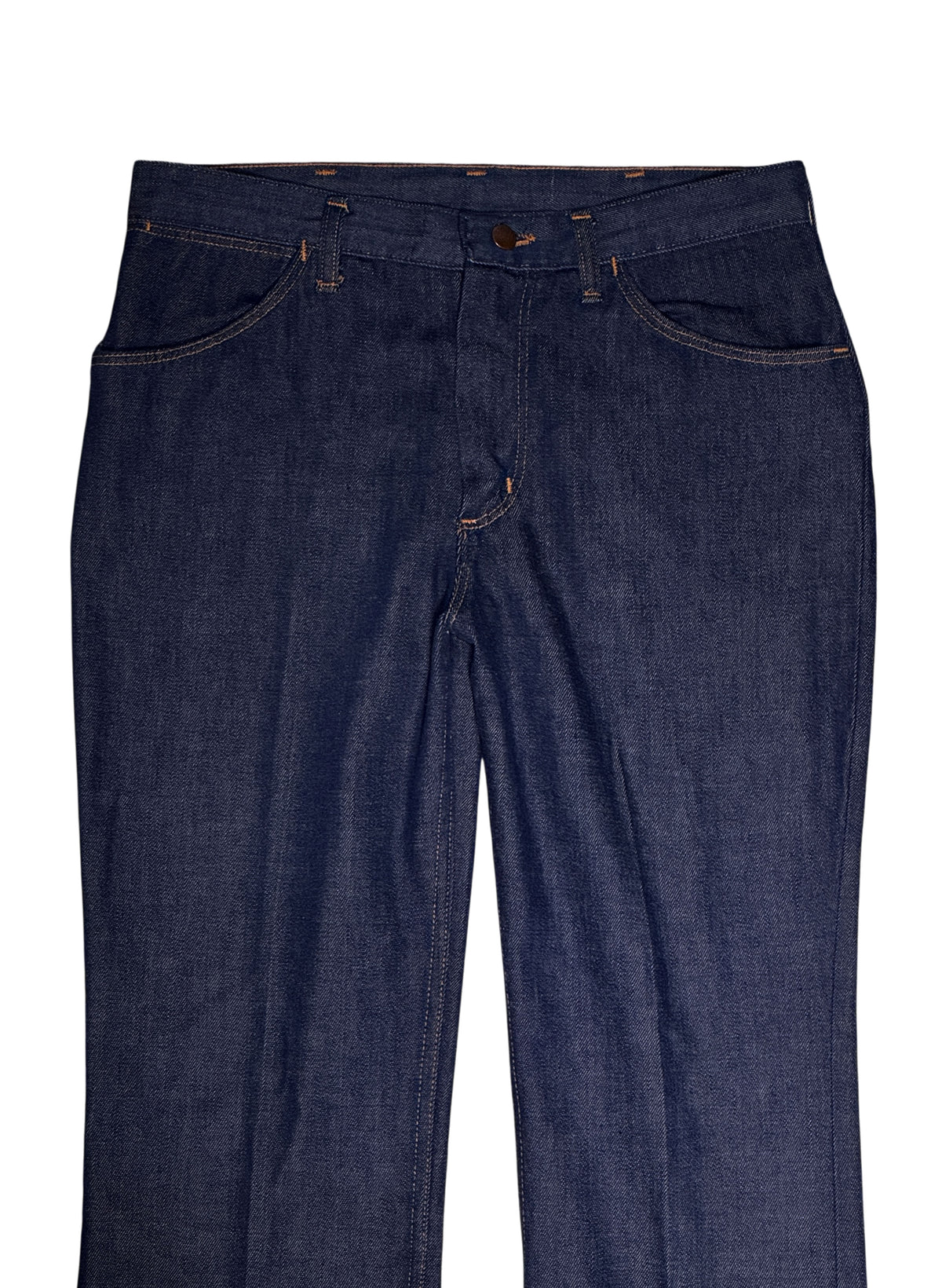 (SUP-828) 70s Wrangler BOOTS CUT RAW DENIM "TALON" ZIP - W32/W34相当