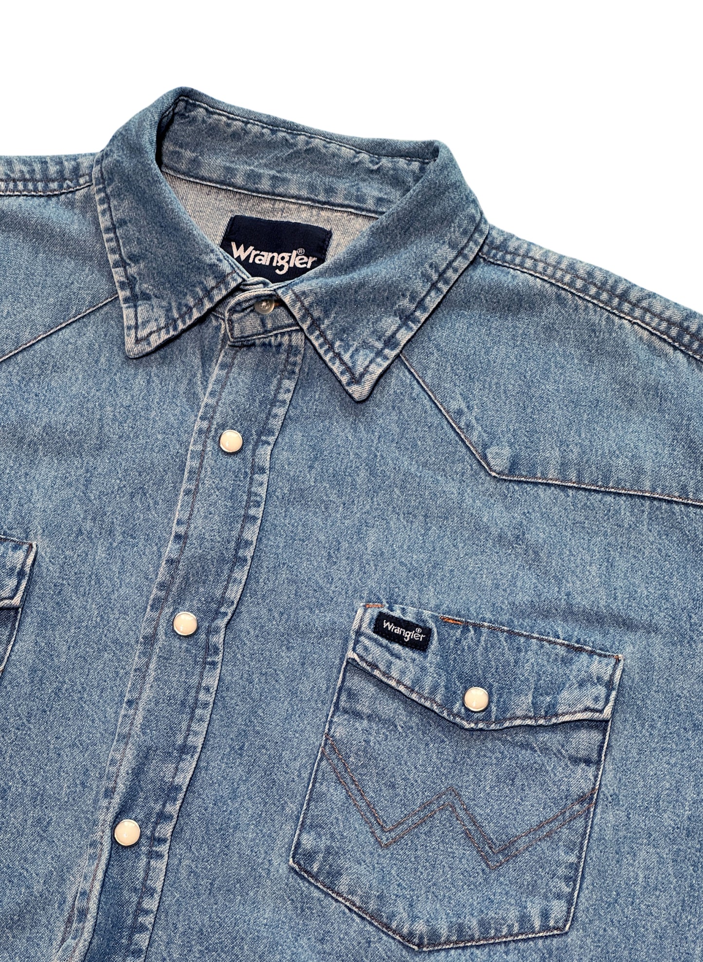 (SUP-458) Wrangler COWBOY DENIM SHIRT-2