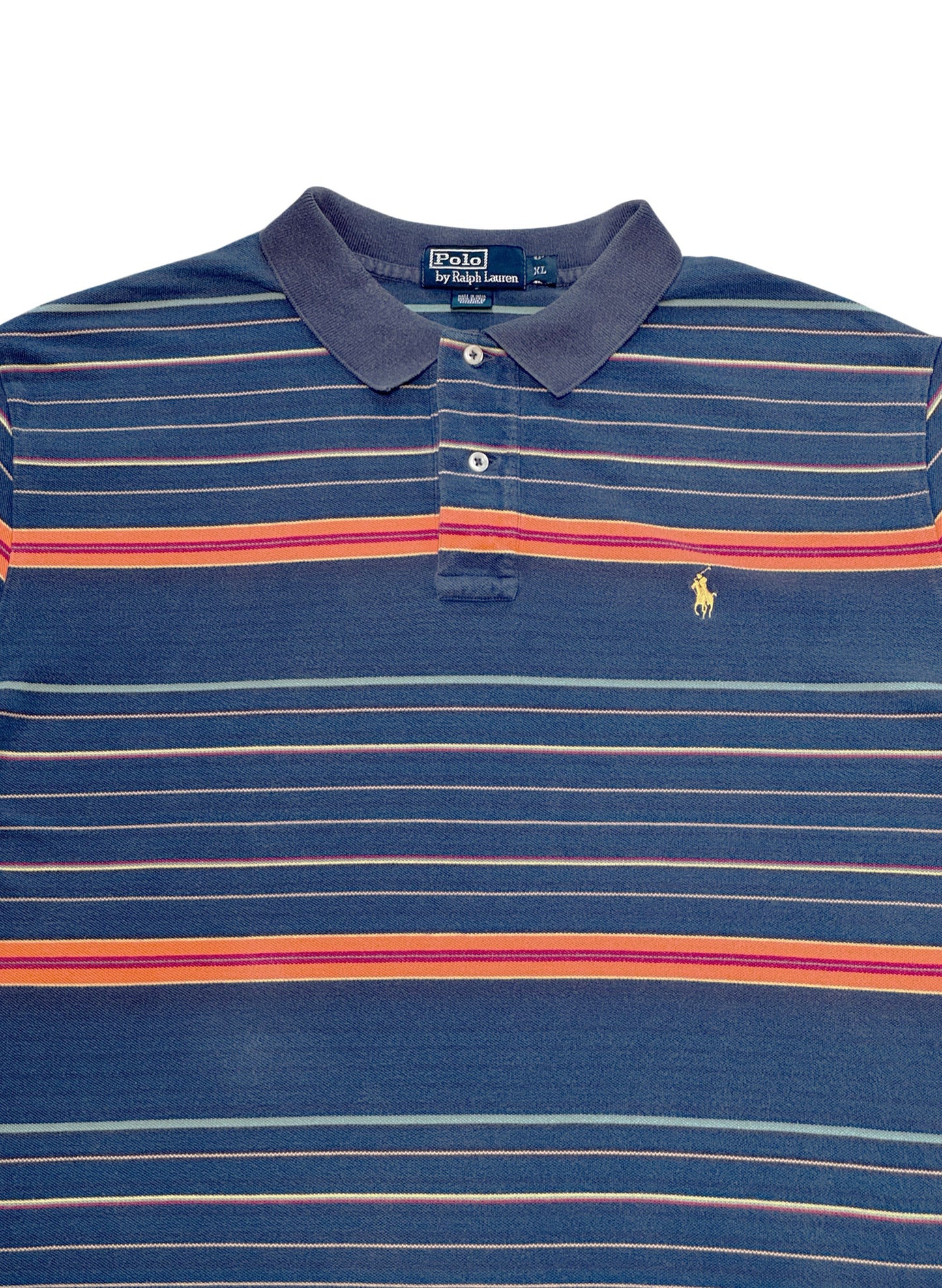 (SUP-674) Polo Ralph Lauren MULTI BORDER POLO SHIRT