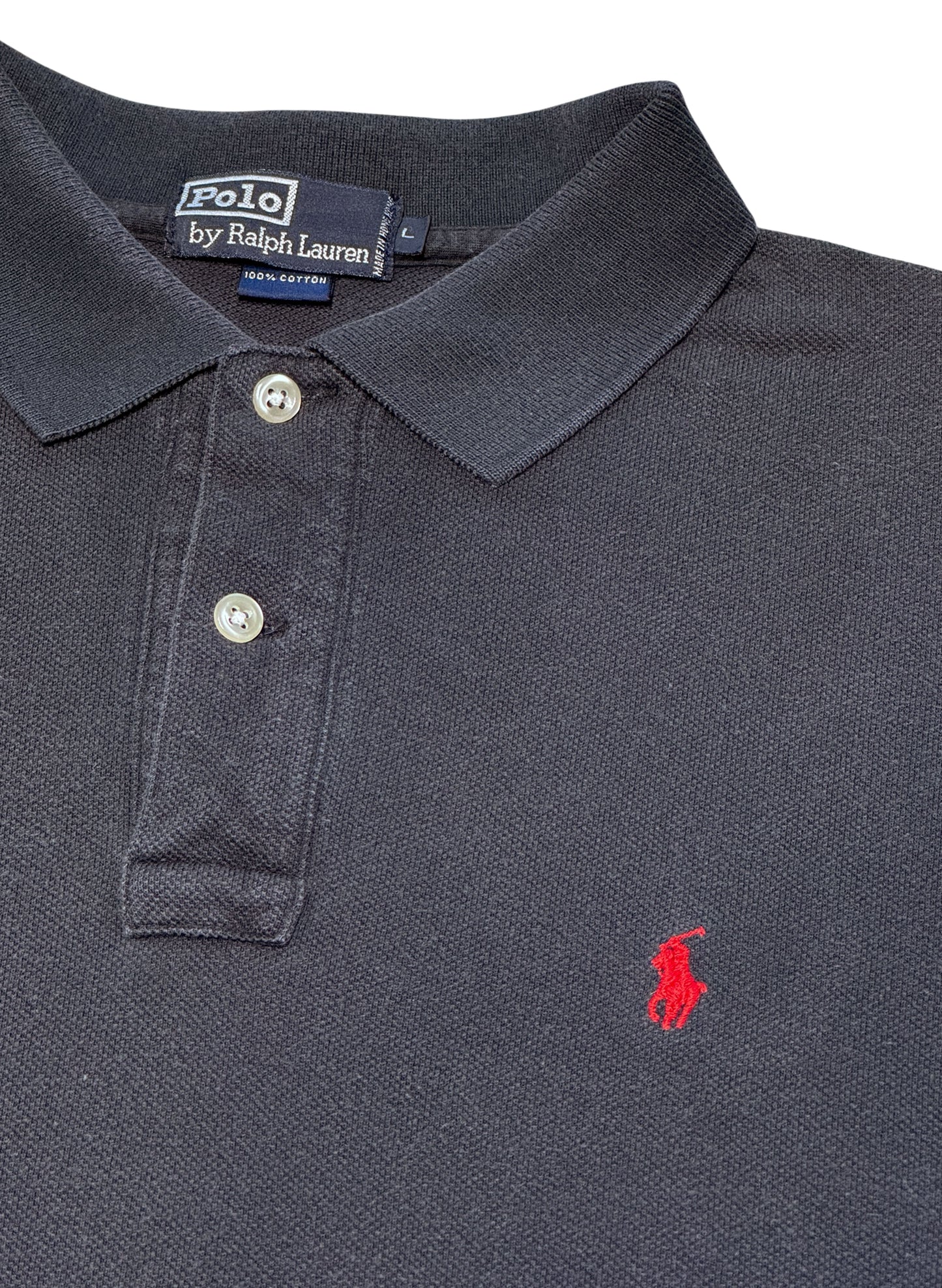 (SUP-697) Polo Ralph Lauren POLO SHIRT - FADE BLACK