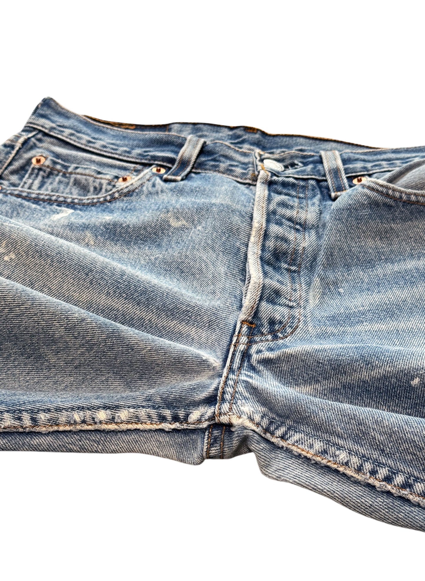 (SUP-496) LEVI'S 501 "PAINT" for women - MADE IN U.S.A.