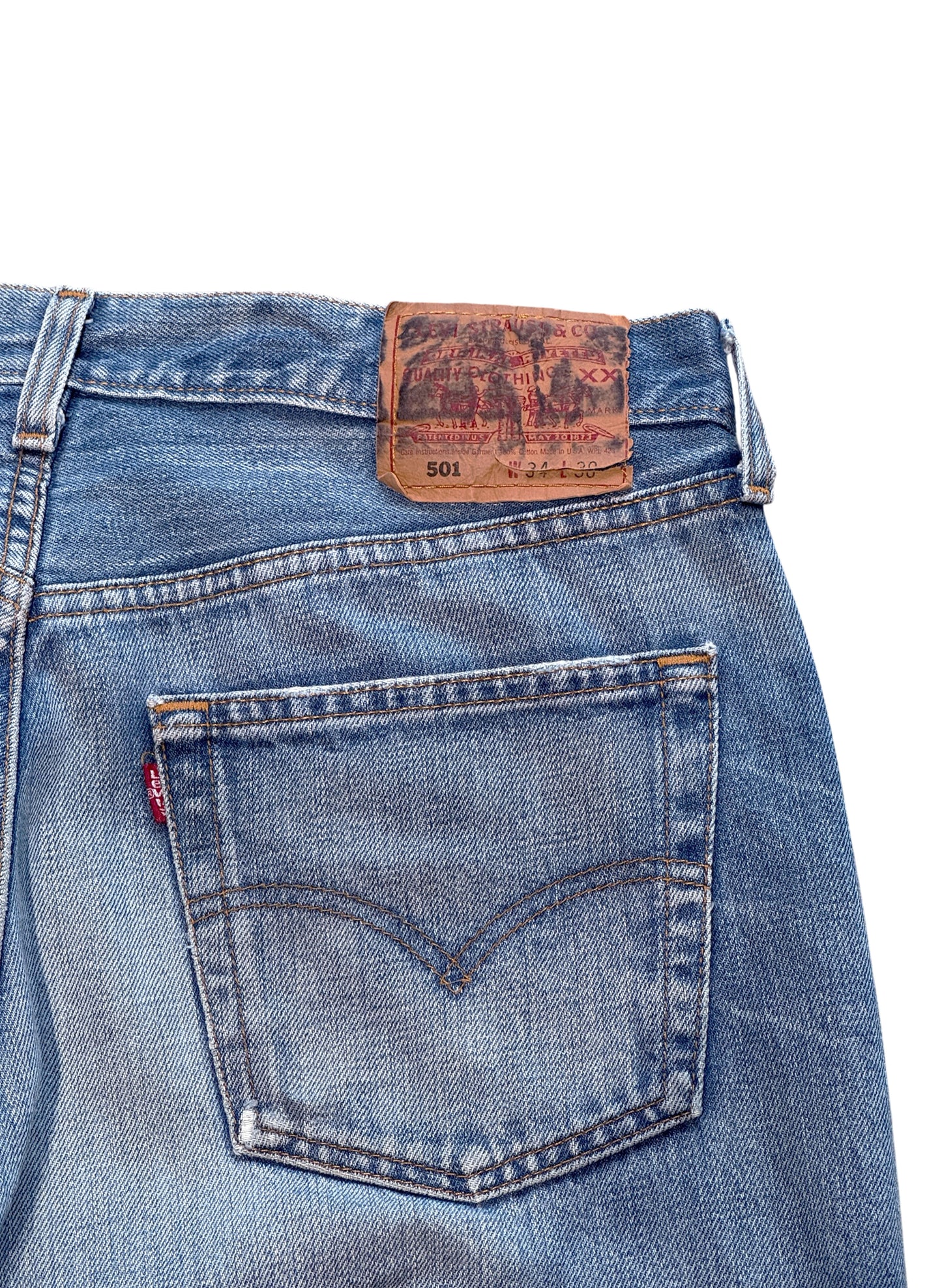 (SUP-758) 00s LEVI'S 501 - MADE IN U.S.A. - W34 x L30
