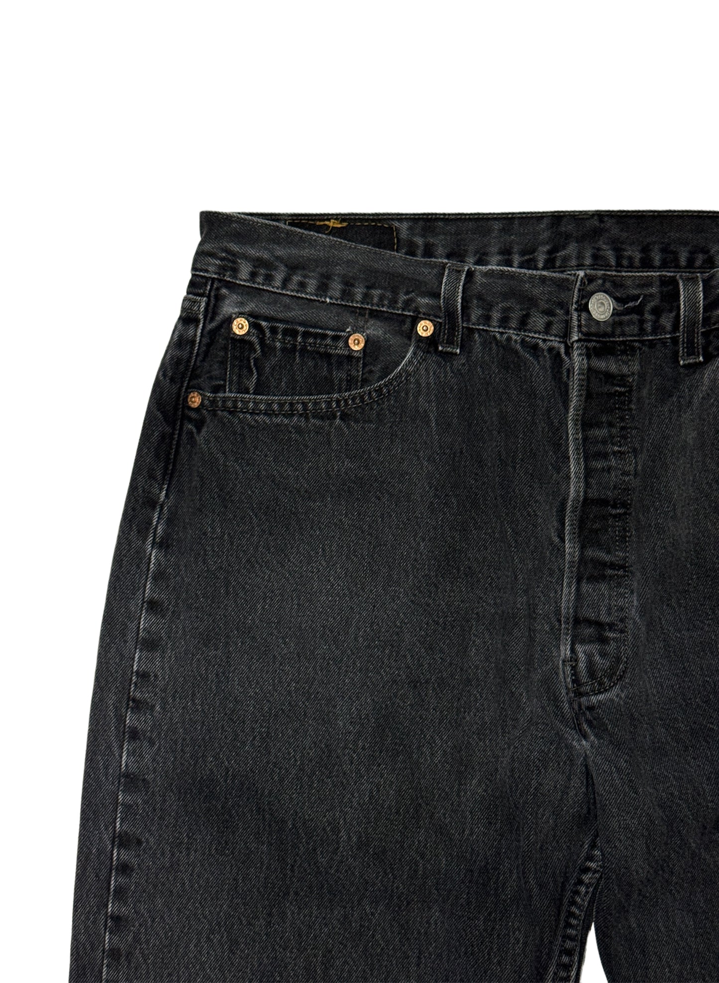 (SUP-105) LEVI'S 501 "BLACK" MADE IN U.S.A. (W38)