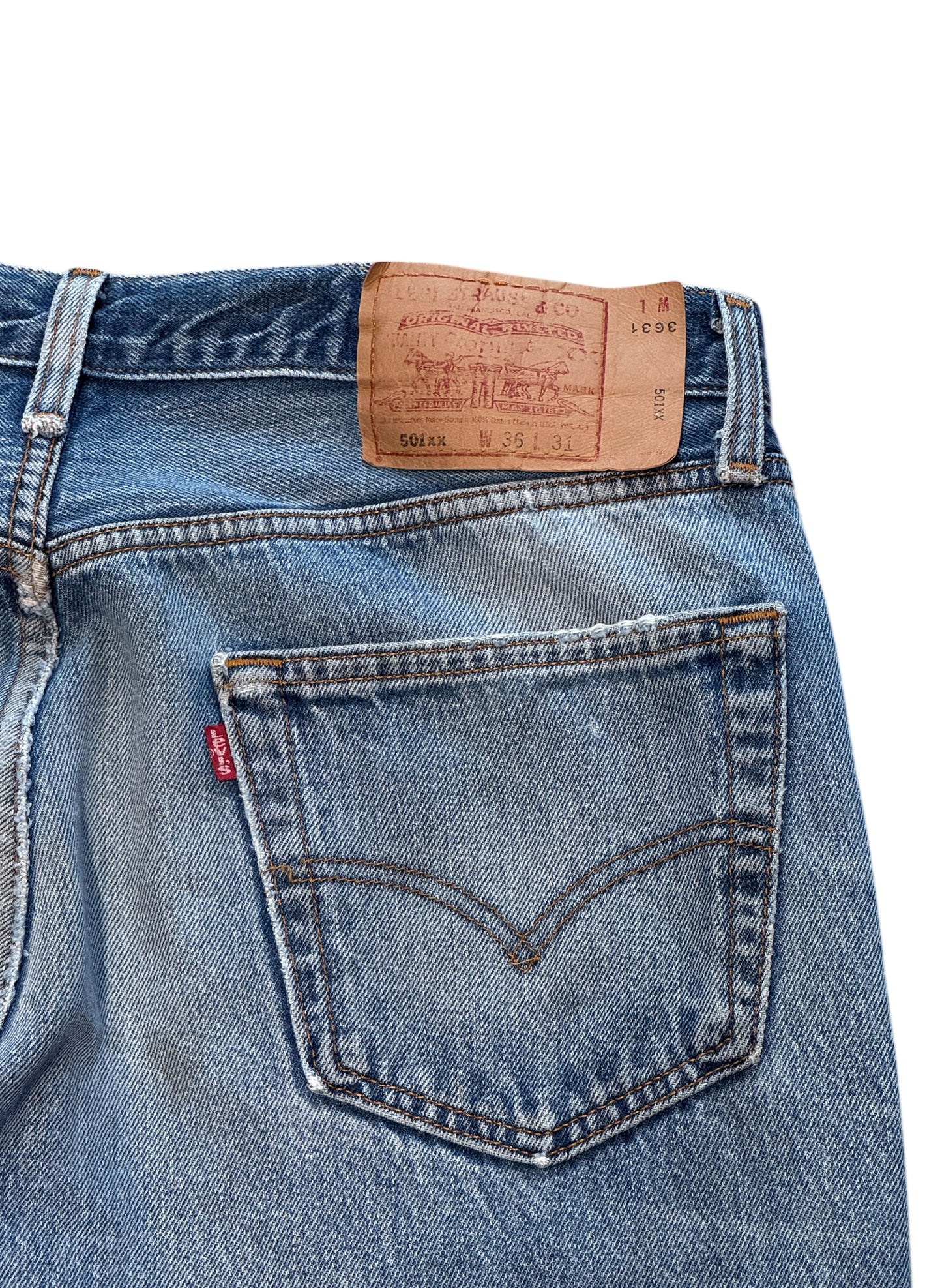 (SUP-601) LEVI'S 501 "BORO" - MADE IN U.S.A.