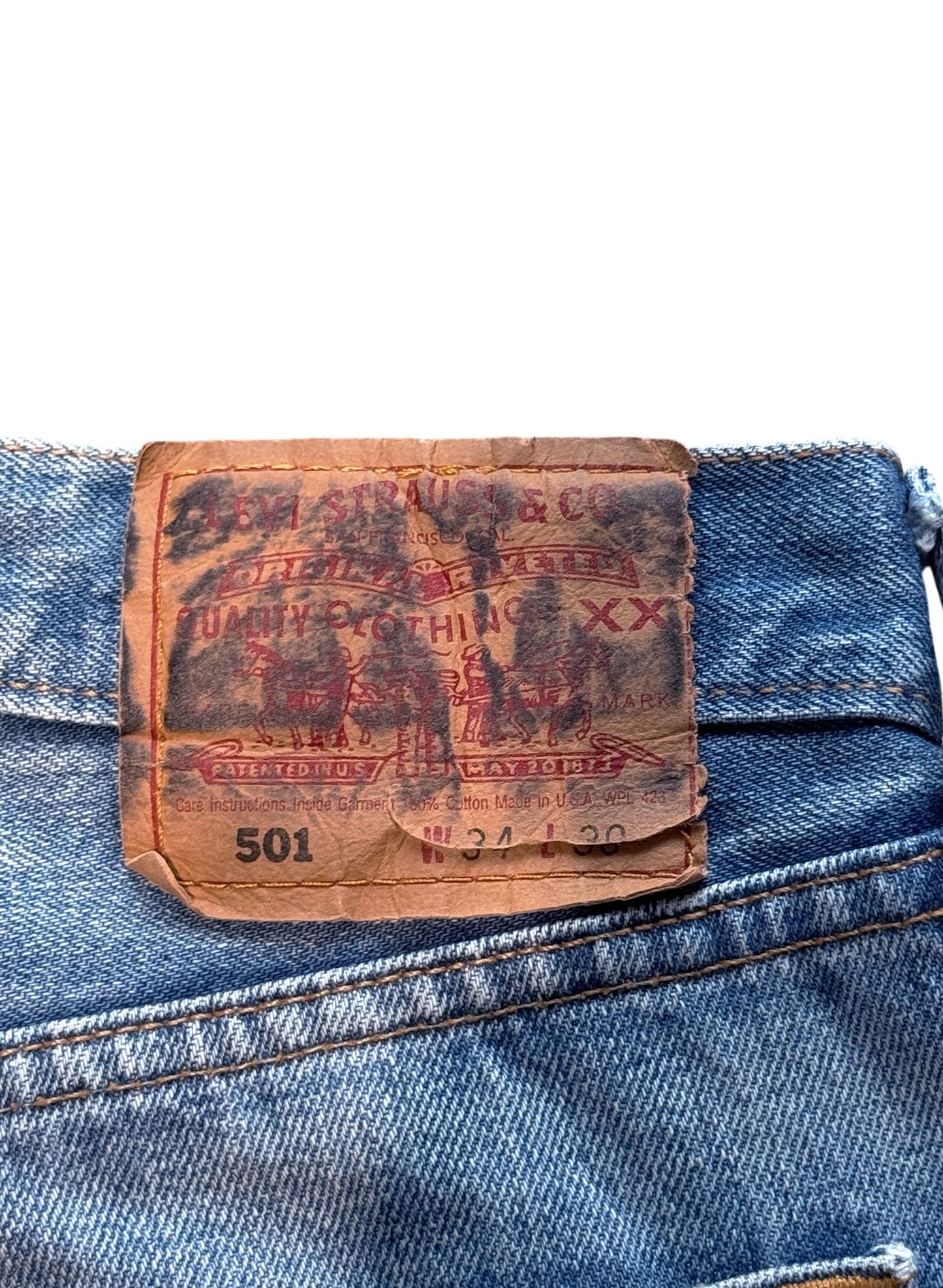 (SUP-758) 00s LEVI'S 501 - MADE IN U.S.A. - W34 x L30