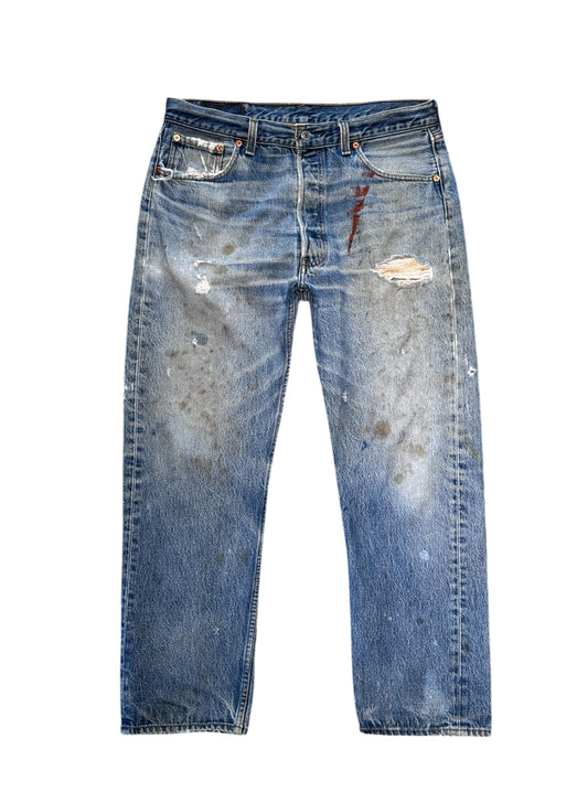 (SUP-601) LEVI'S 501 "BORO" - MADE IN U.S.A.