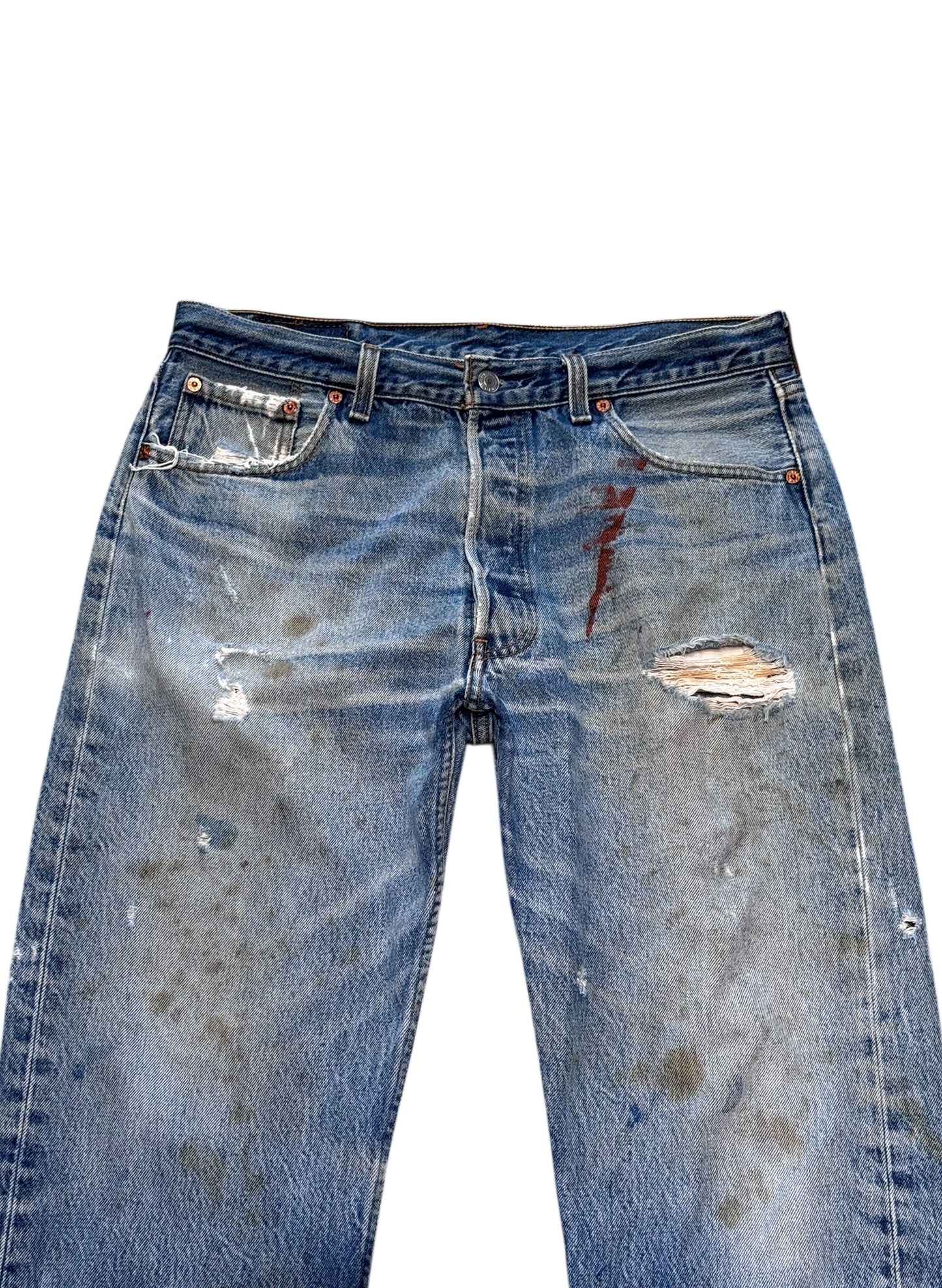 (SUP-601) LEVI'S 501 "BORO" - MADE IN U.S.A.