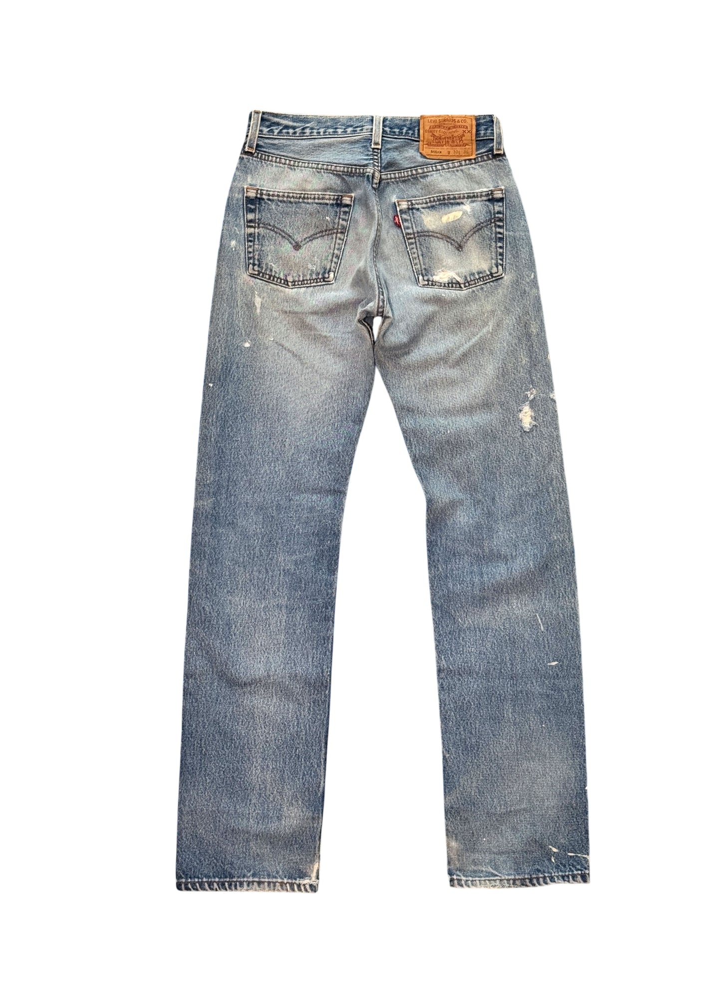 (SUP-496) LEVI'S 501 "PAINT" for women - MADE IN U.S.A.