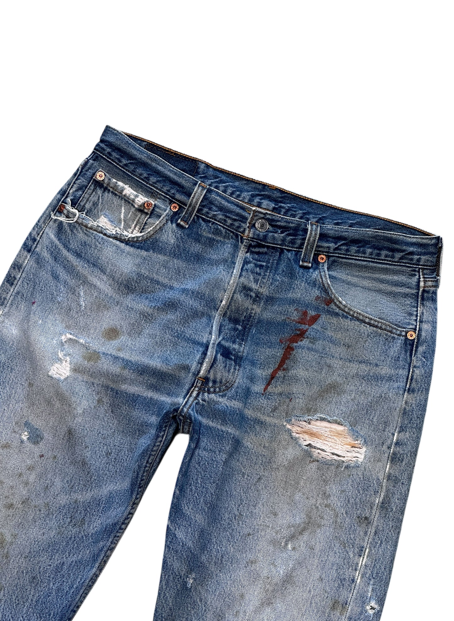 (SUP-601) LEVI'S 501 "BORO" - MADE IN U.S.A.