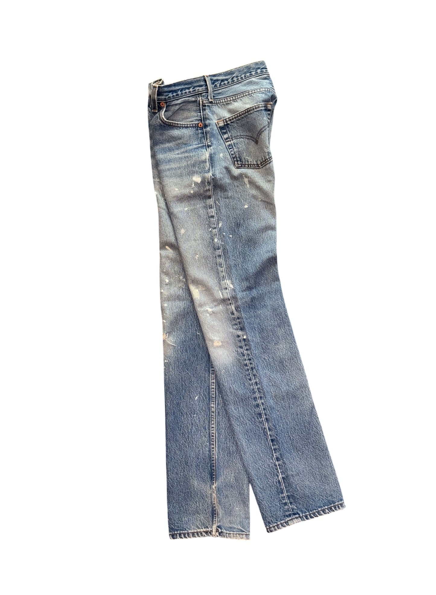 (SUP-496) LEVI'S 501 "PAINT" for women - MADE IN U.S.A.