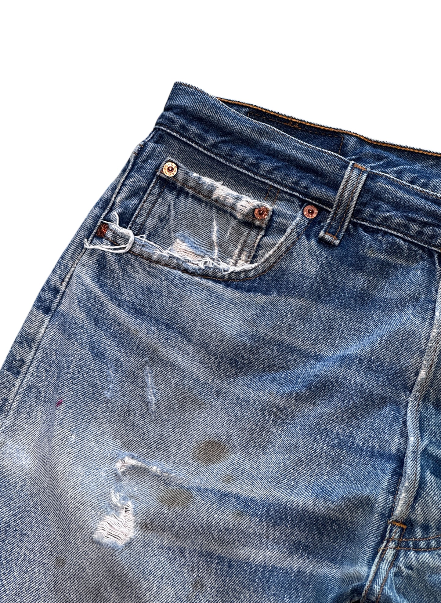 (SUP-601) LEVI'S 501 "BORO" - MADE IN U.S.A.