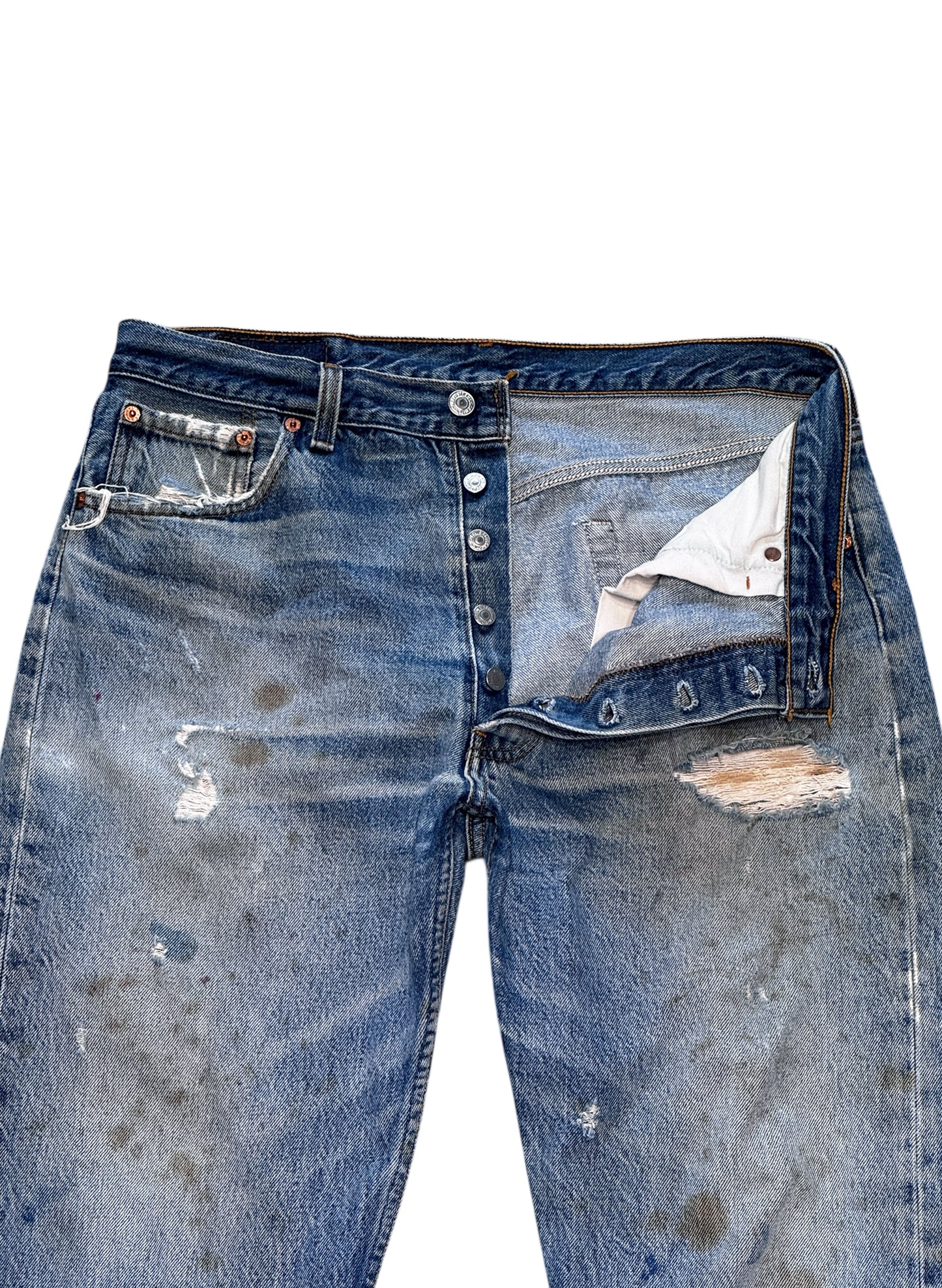 (SUP-601) LEVI'S 501 "BORO" - MADE IN U.S.A.