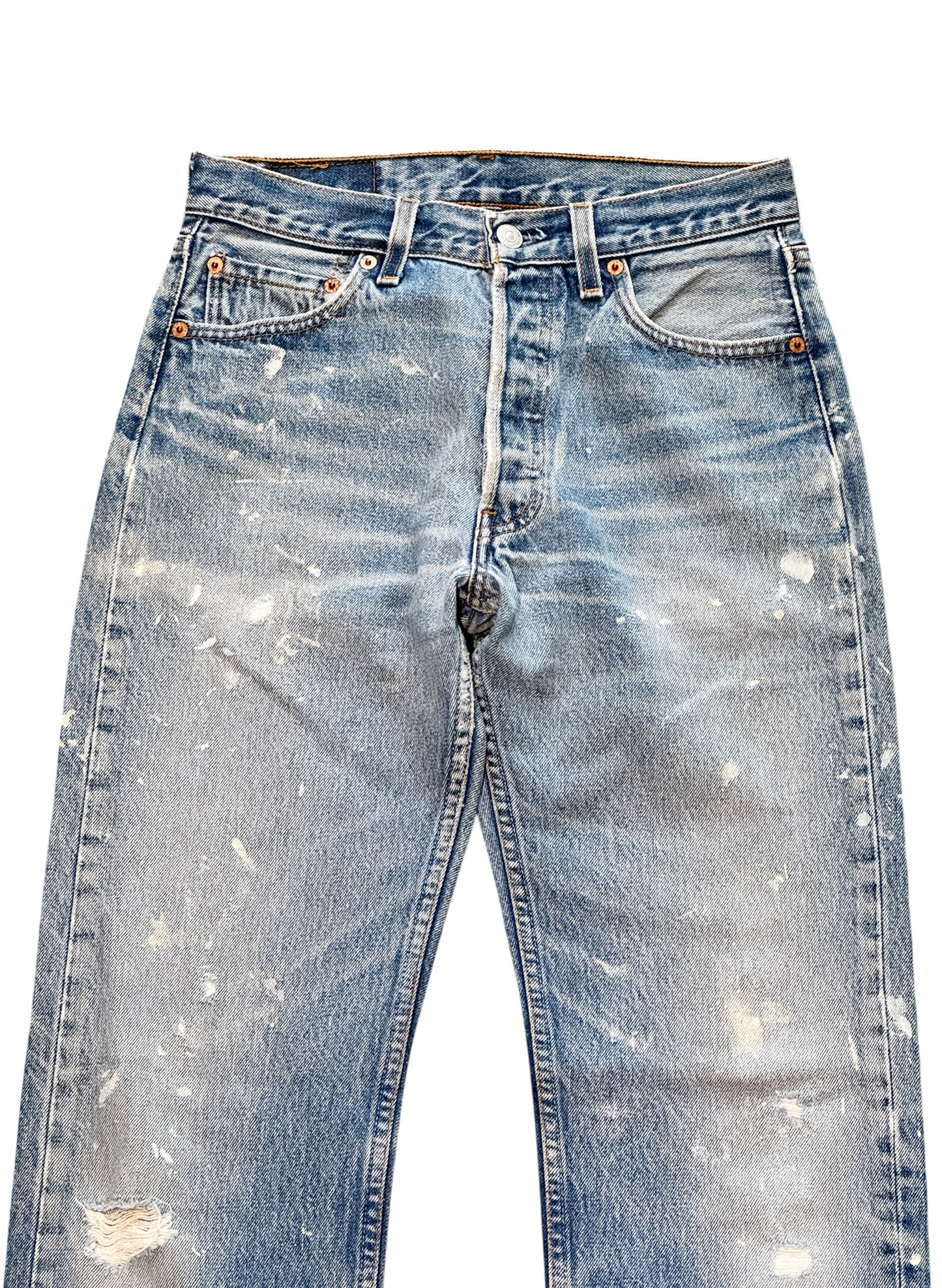 (SUP-496) LEVI'S 501 "PAINT" for women - MADE IN U.S.A.