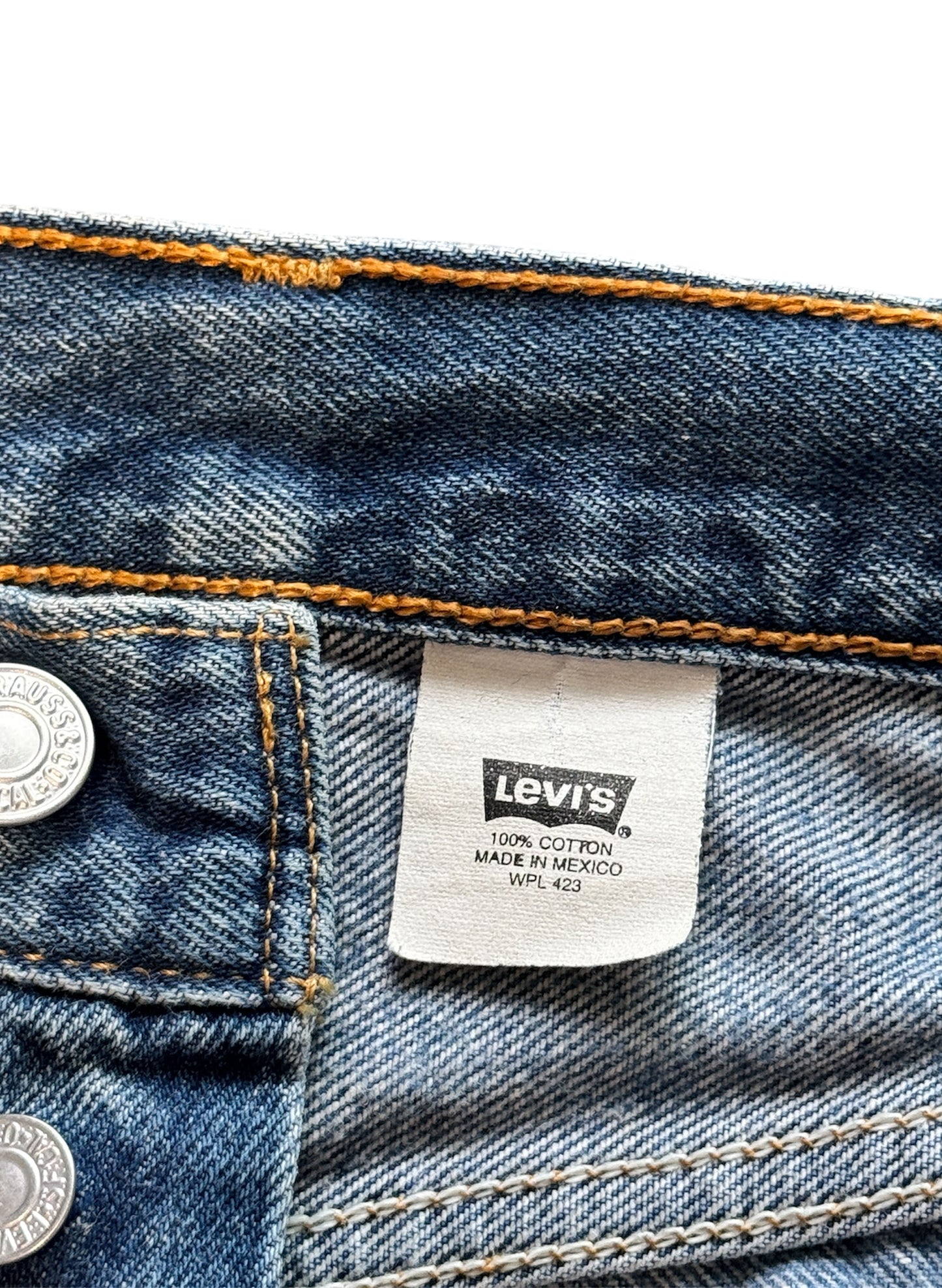 (SUP-329) LEVI'S 501 "DAMAGE" MADE IN MEXICO (w35)