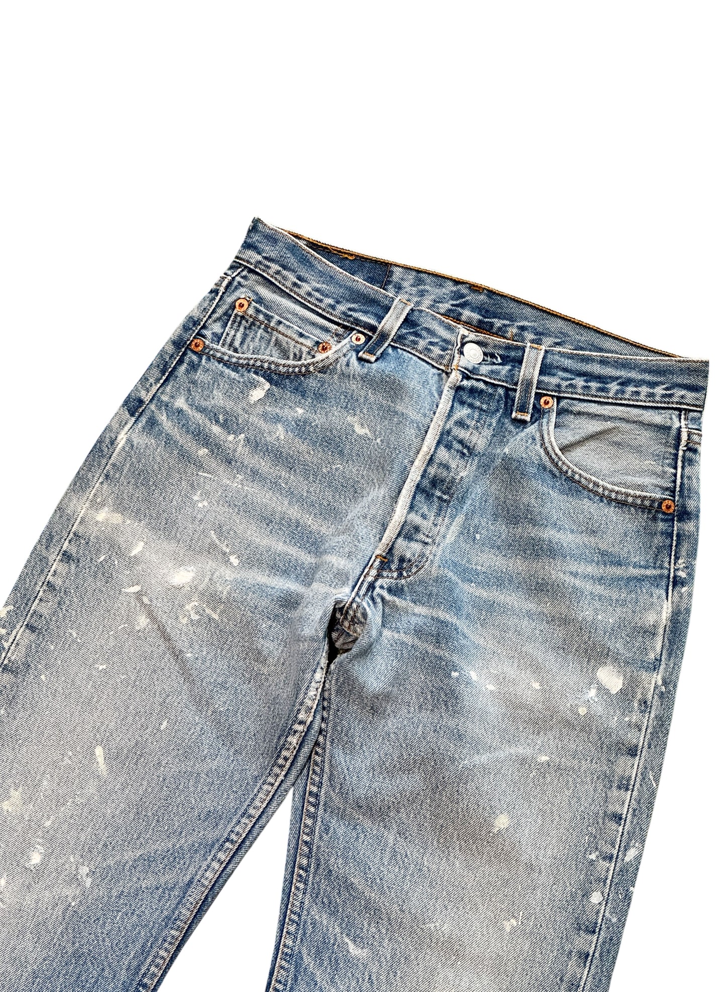 (SUP-496) LEVI'S 501 "PAINT" for women - MADE IN U.S.A.