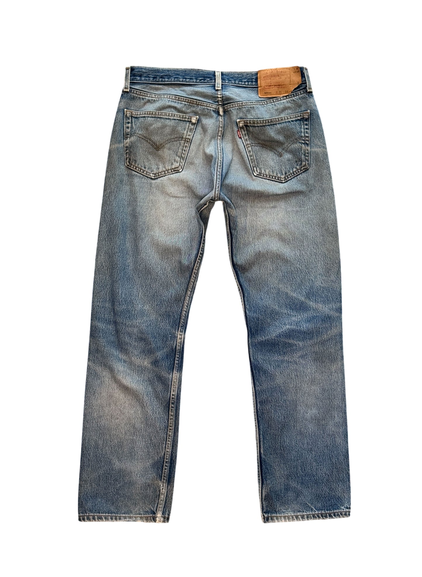 (SUP-329) LEVI'S 501 "DAMAGE" MADE IN MEXICO (w35)