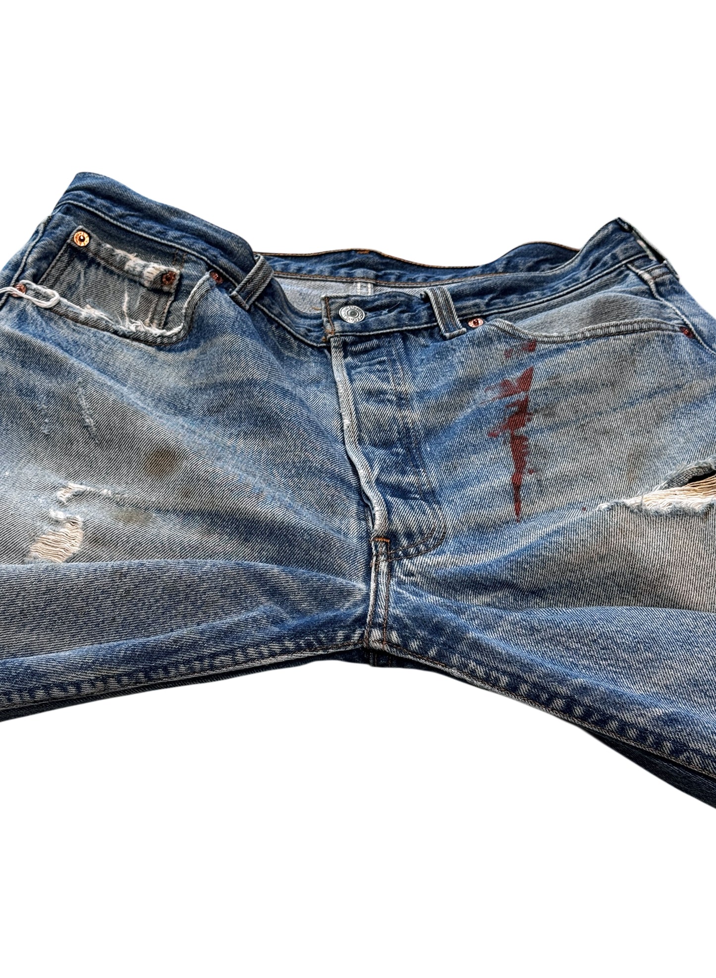 (SUP-601) LEVI'S 501 "BORO" - MADE IN U.S.A.