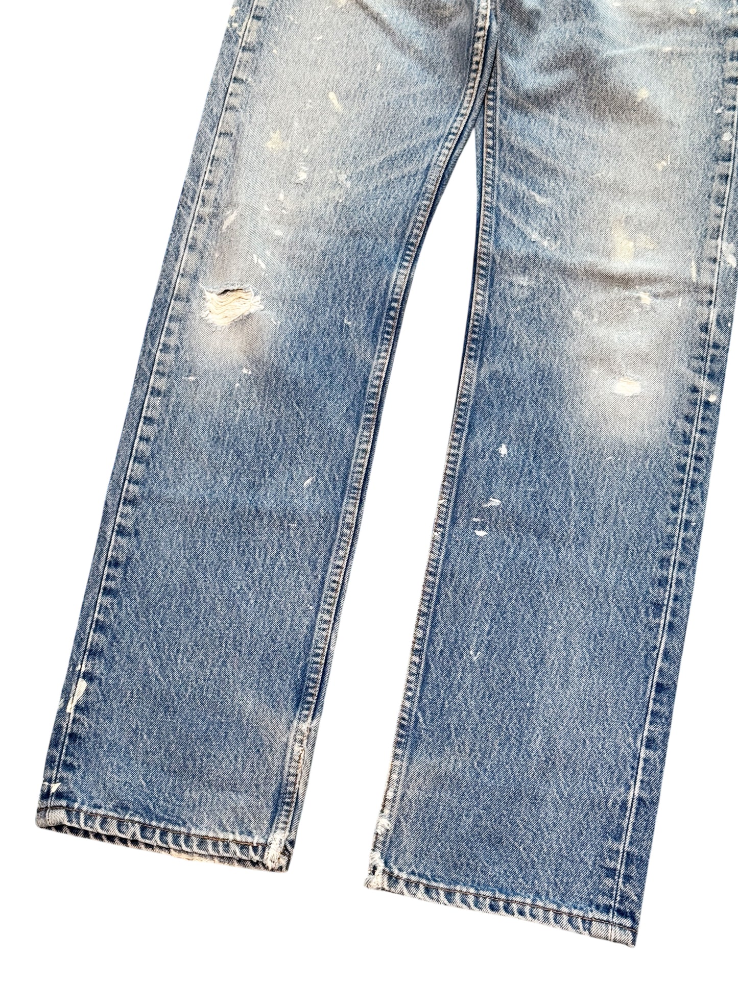 (SUP-496) LEVI'S 501 "PAINT" for women - MADE IN U.S.A.